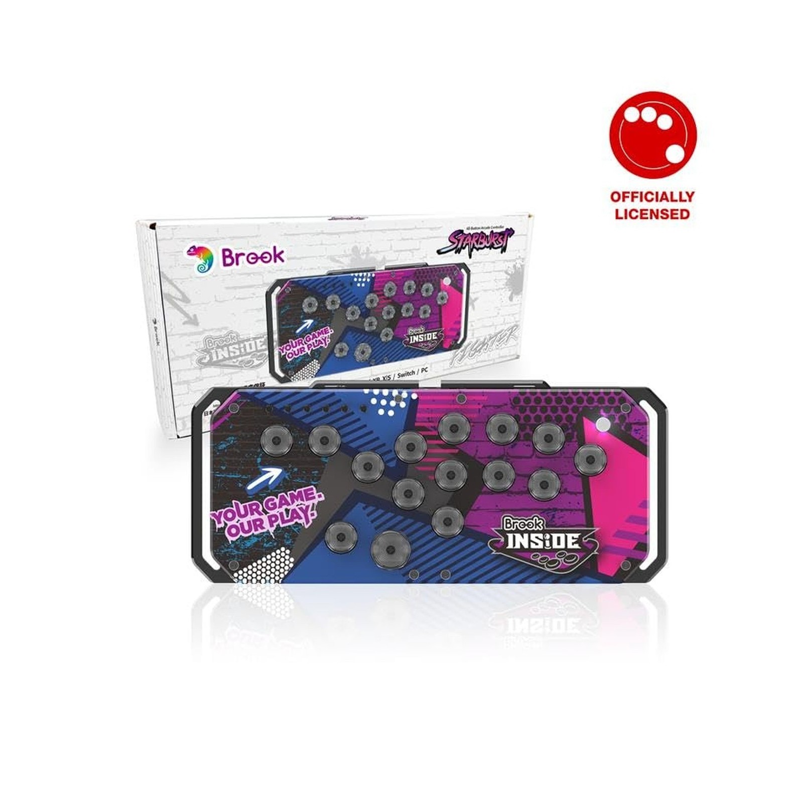 Brook Fighter Starburst All-Button Arcade Controller for PS5, PS4, Xbox Serie…