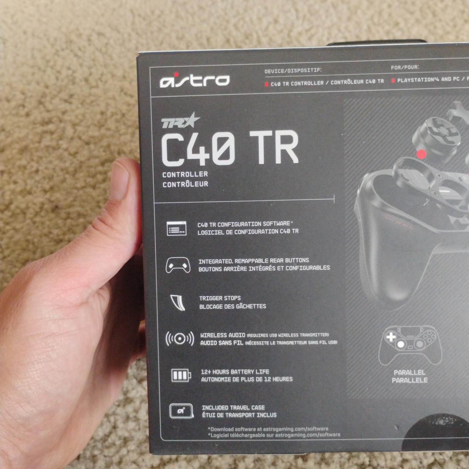 Box Only Empty Replacement for Astro C40 TR Wireless Controller for PS4 + PC