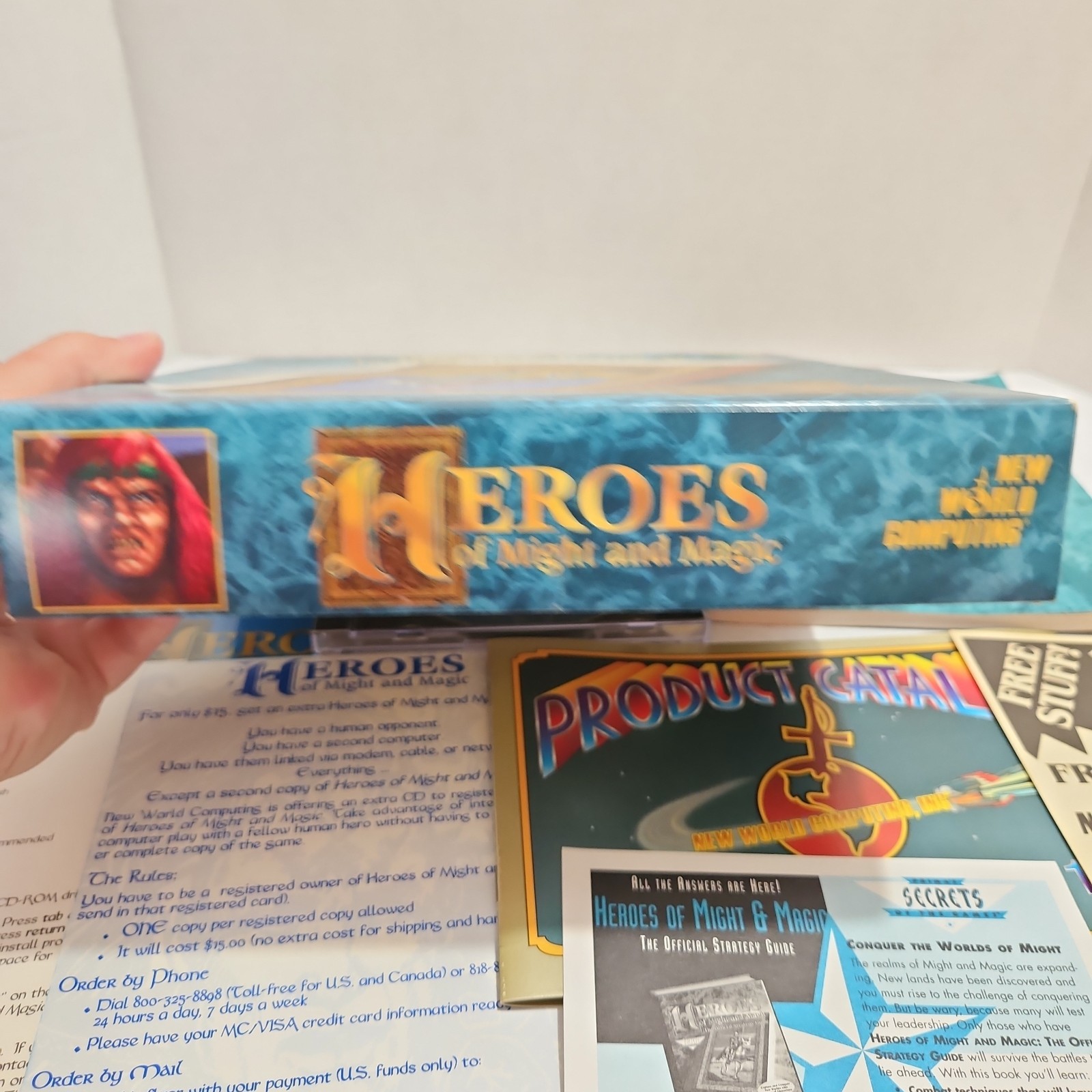 New World Computing Heroes of Might and Magic PC Big Box 1995 Complete