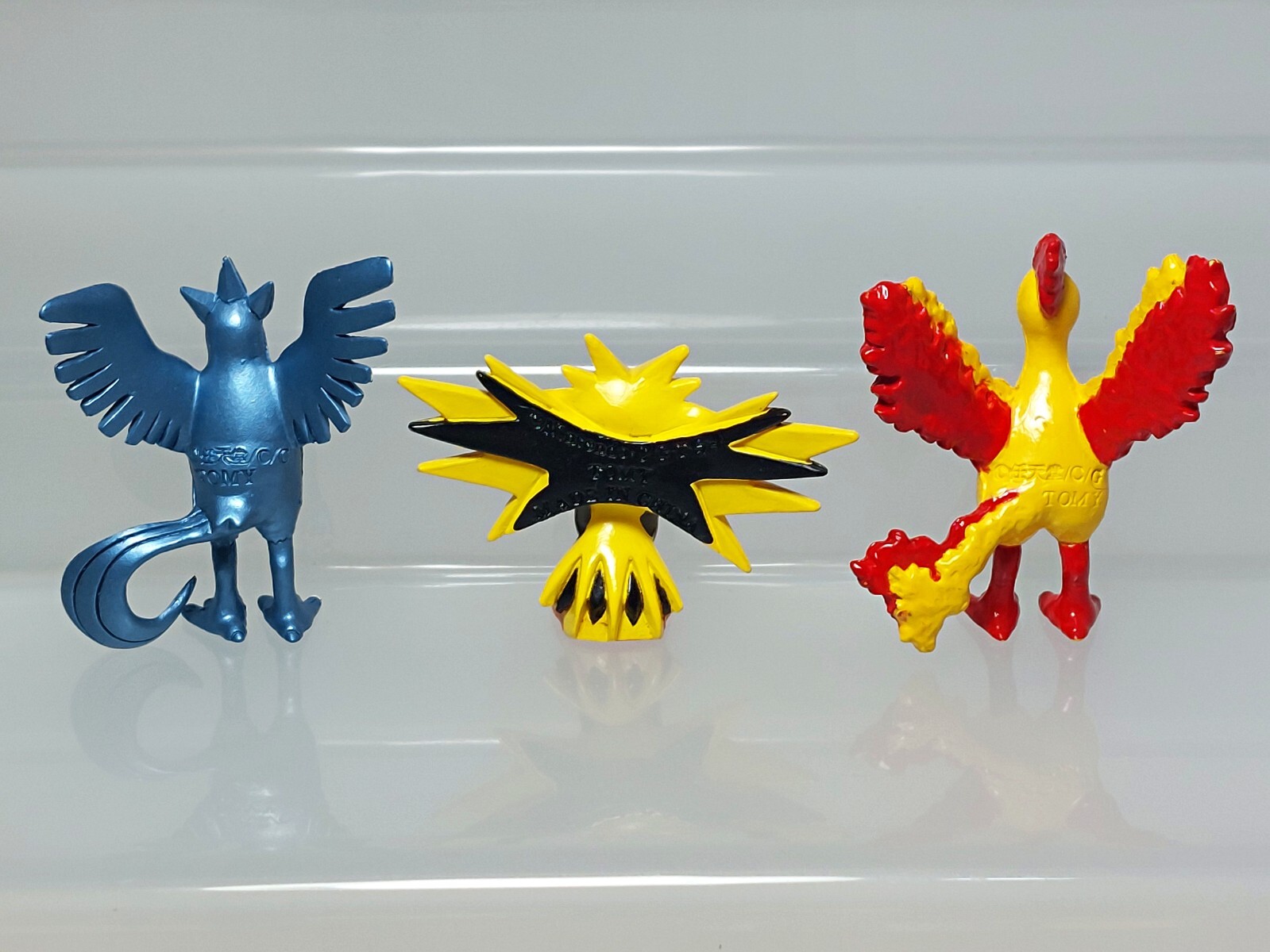 Articuno Zapdos Moltres Pokemon Monster Collection Figure Tomy H06 1.4-1.8in