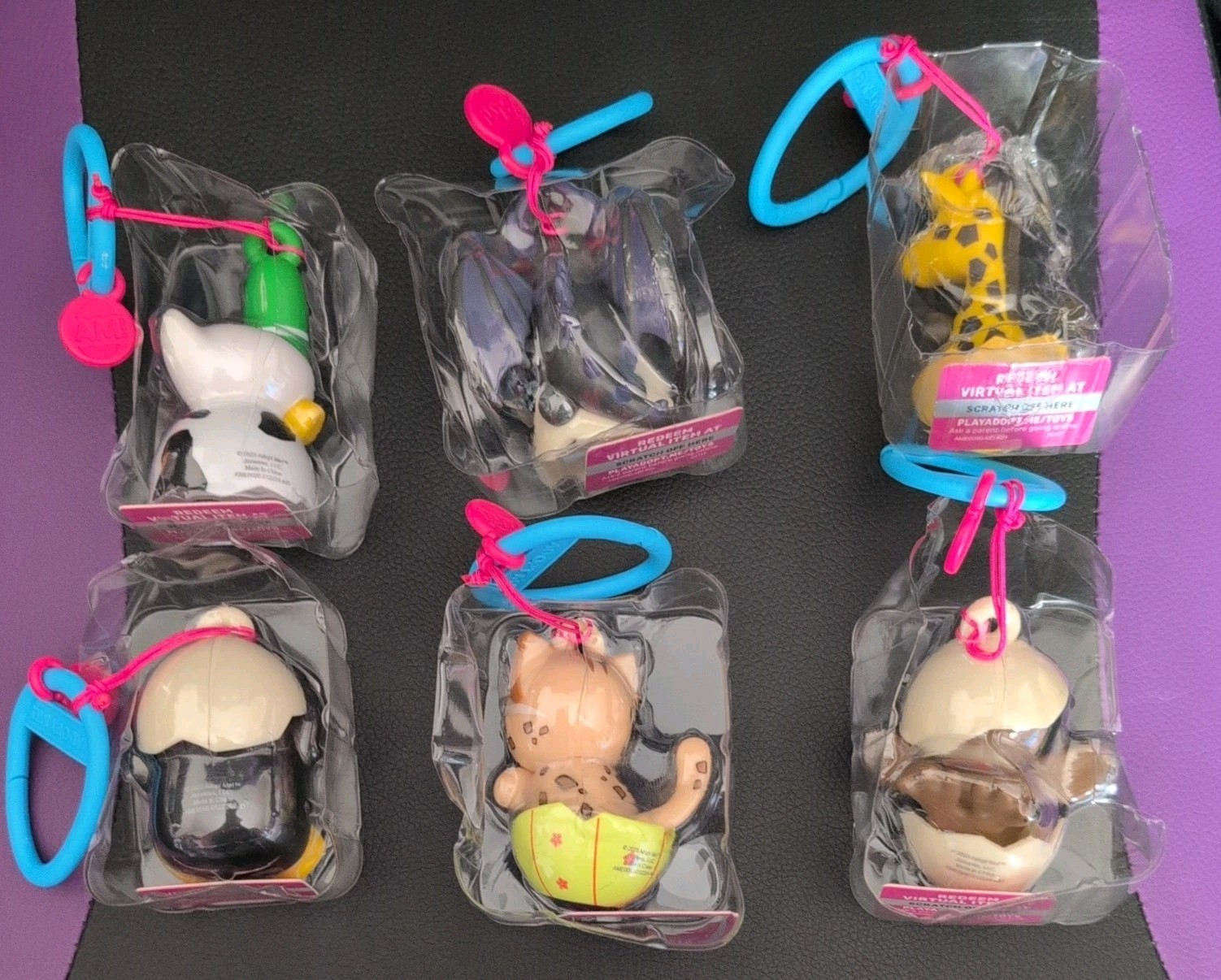 Adopt Me! Mystery Pets Figure Clips Blind Bag series 1 – FULL SET OF 6