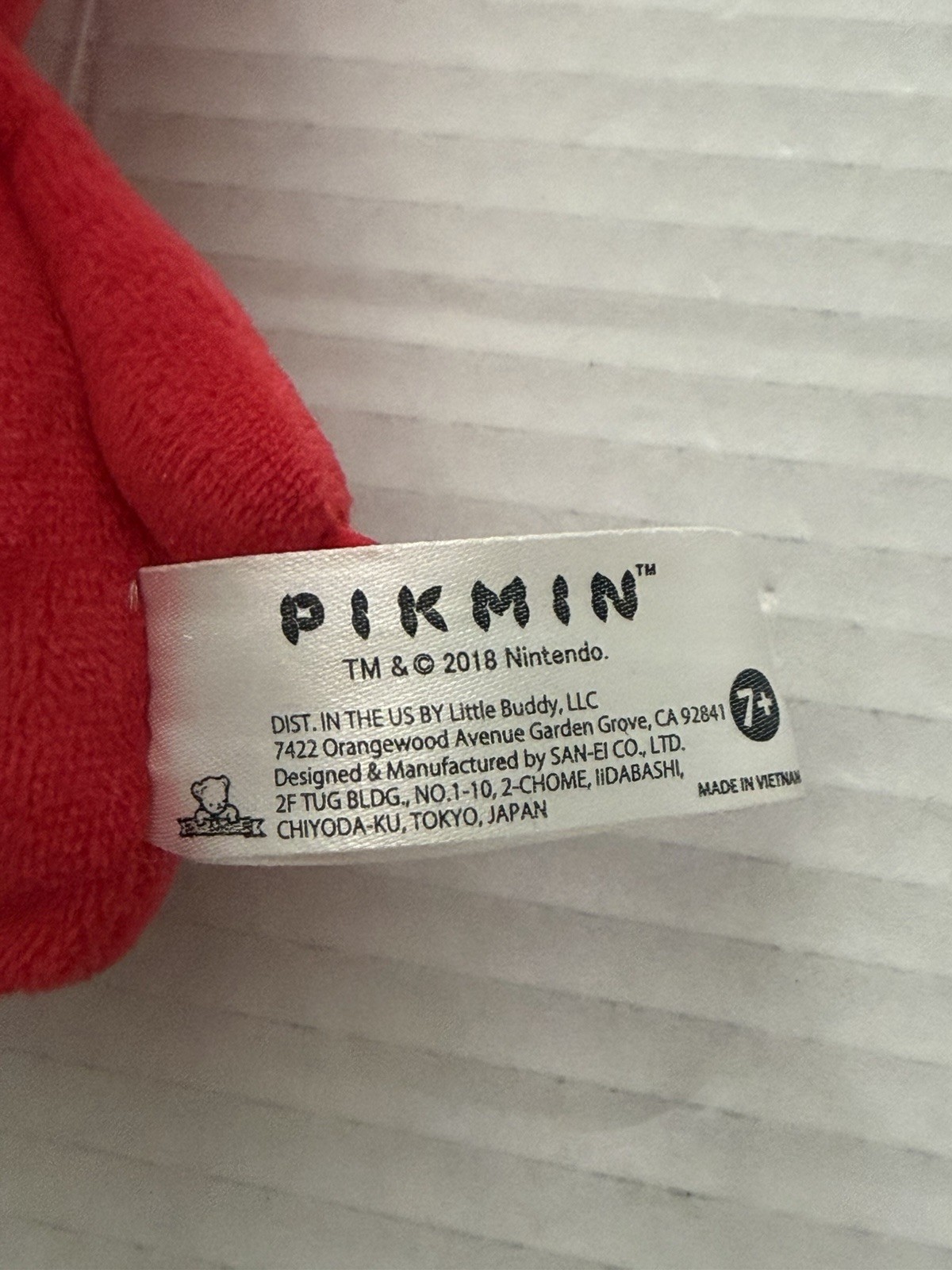 Sanei Pikmin Red Plush Stuffed Animal Japan Leaf Game Release Promo Toy 2018 7″