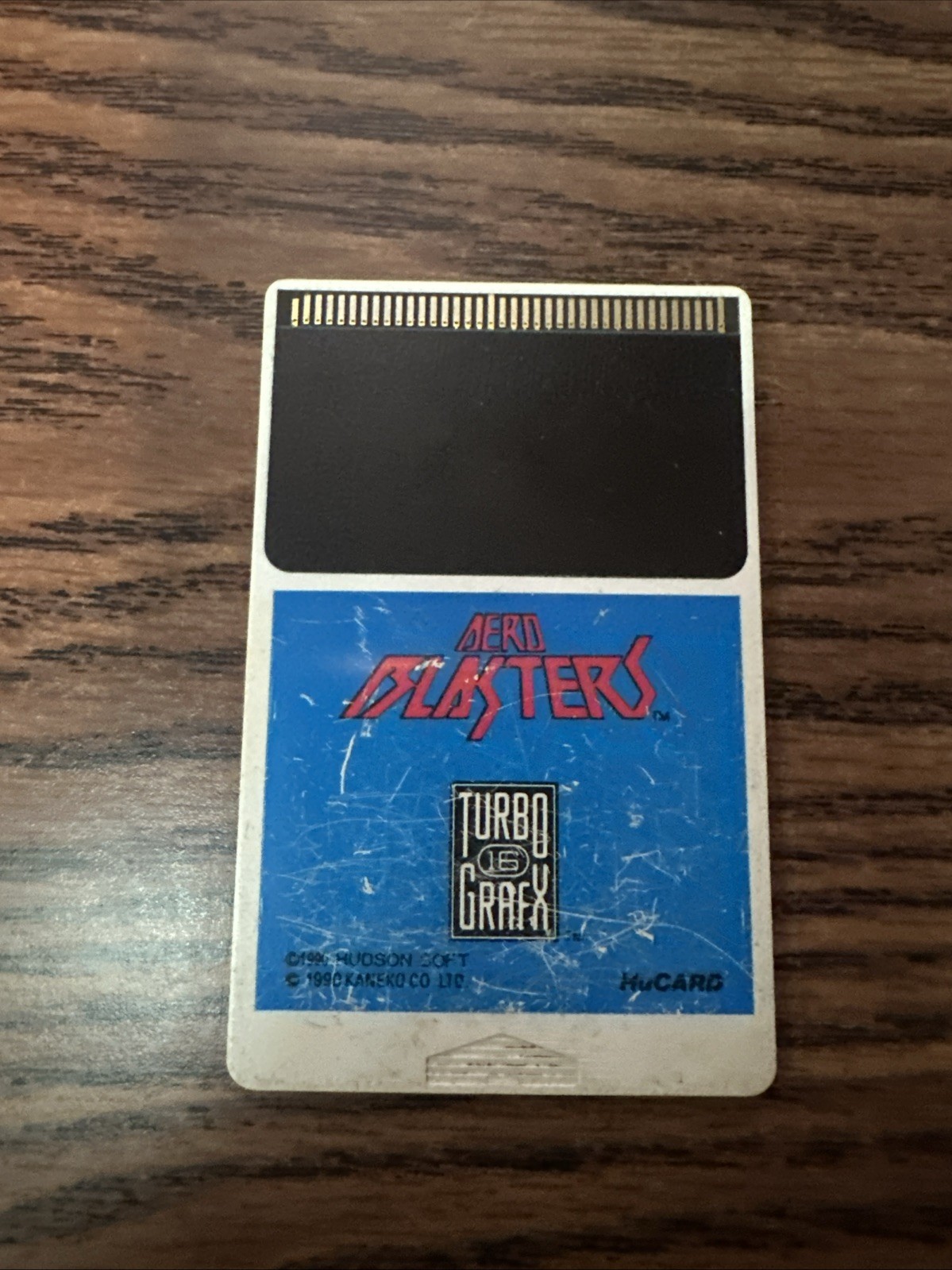 Aero Blasters TURBOGRAFX-16 Cartridge Game 1990 Authentic HuCard