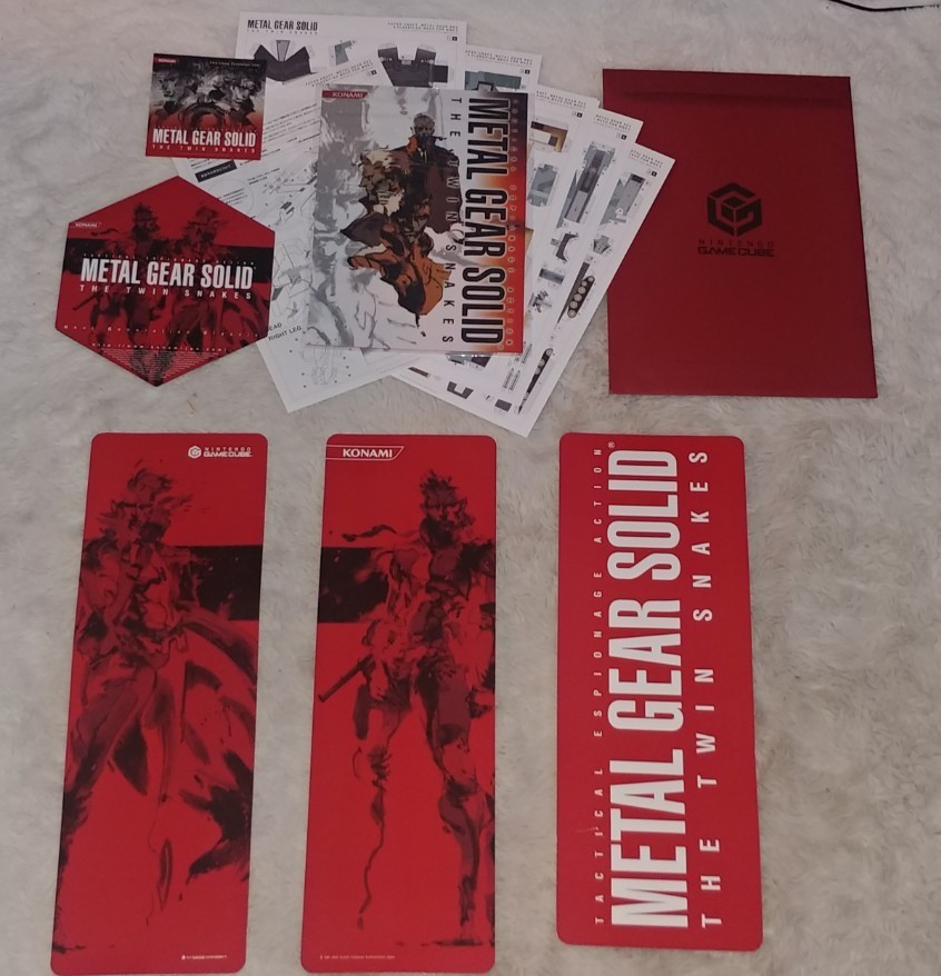 Metal Gear Solid Twin Snakes Promotional Store Standee lot Nintendo GameCube NFR
