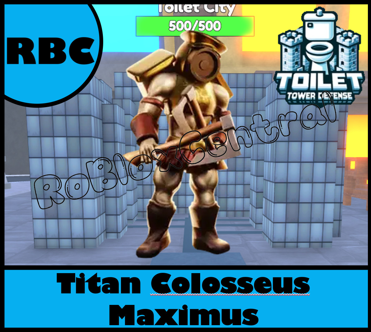 TITAN COLOSSEUS MAXIMUS – CHEAP TOILET TOWER DEFENSE – TTD UNIT
