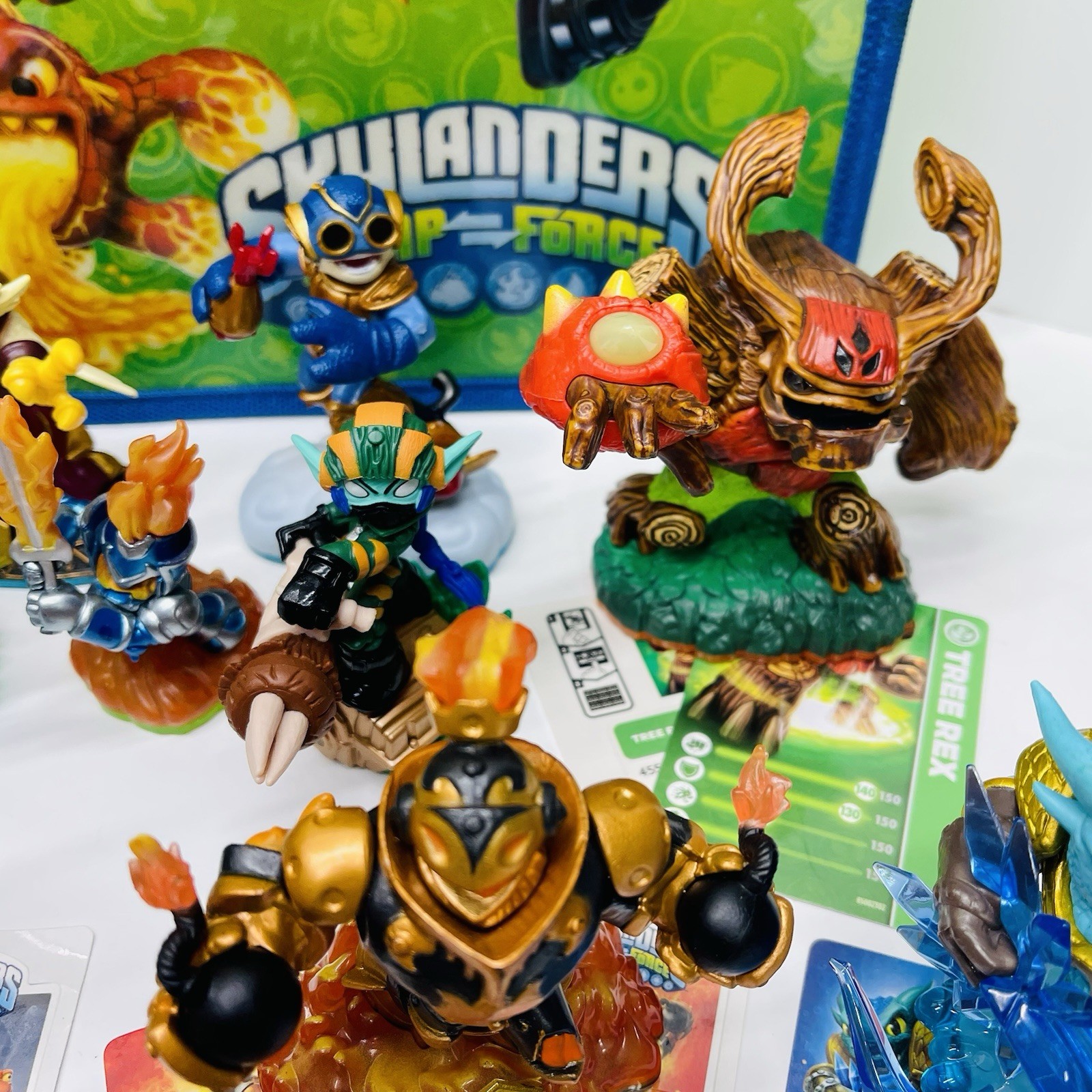 Skylanders Spyro Giants Swap Force LOT OF 40 Figures w/ Cards + Stickers + Case
