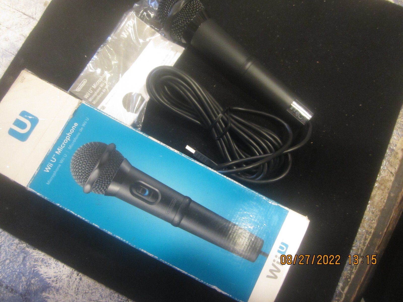 Nintendo Wii U Microphone Official Genuine WUP 021 new but open box