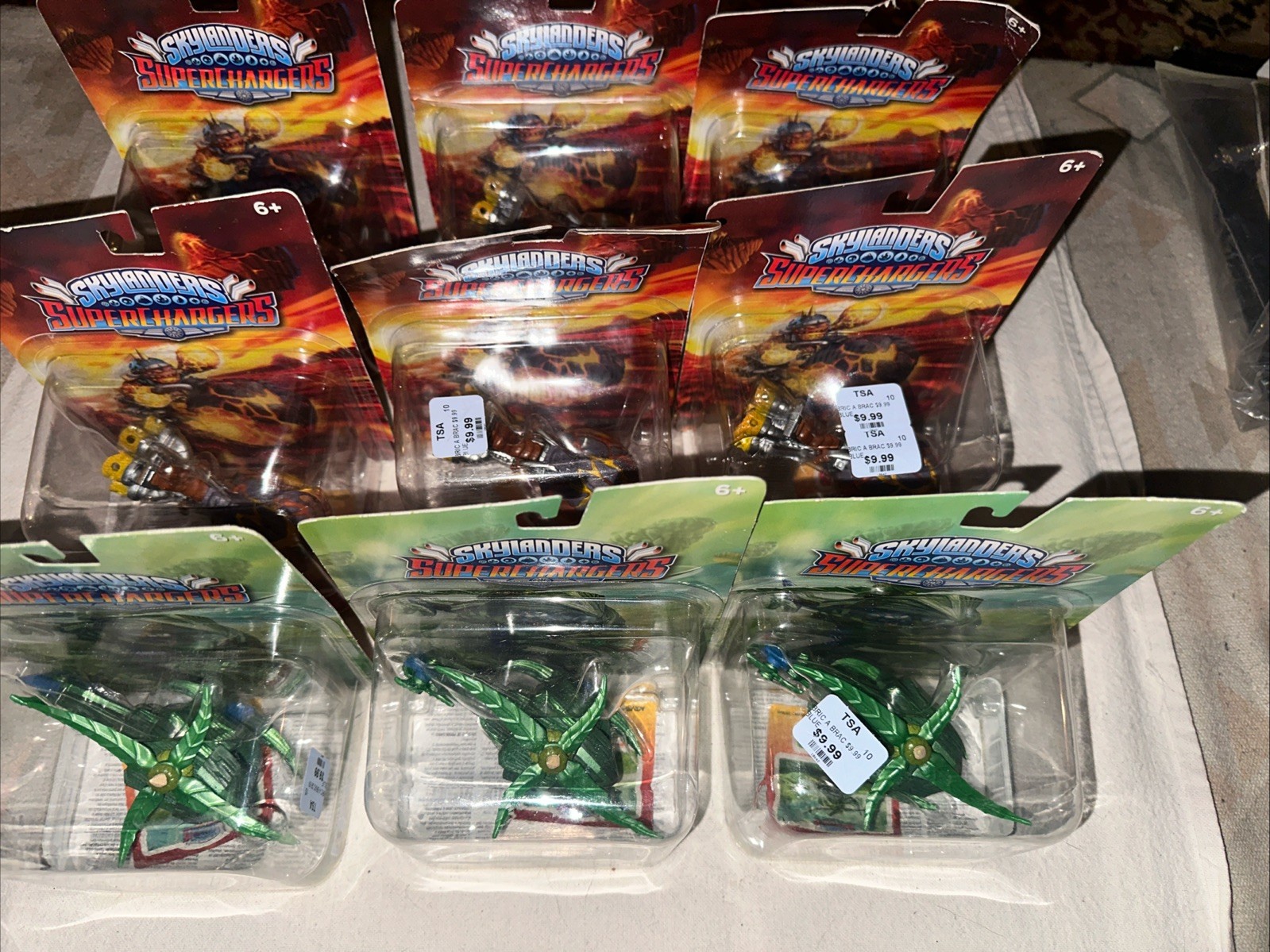 9 Skylanders SuperChargers Vehicles Burn-cycle & Stealth Stinger New