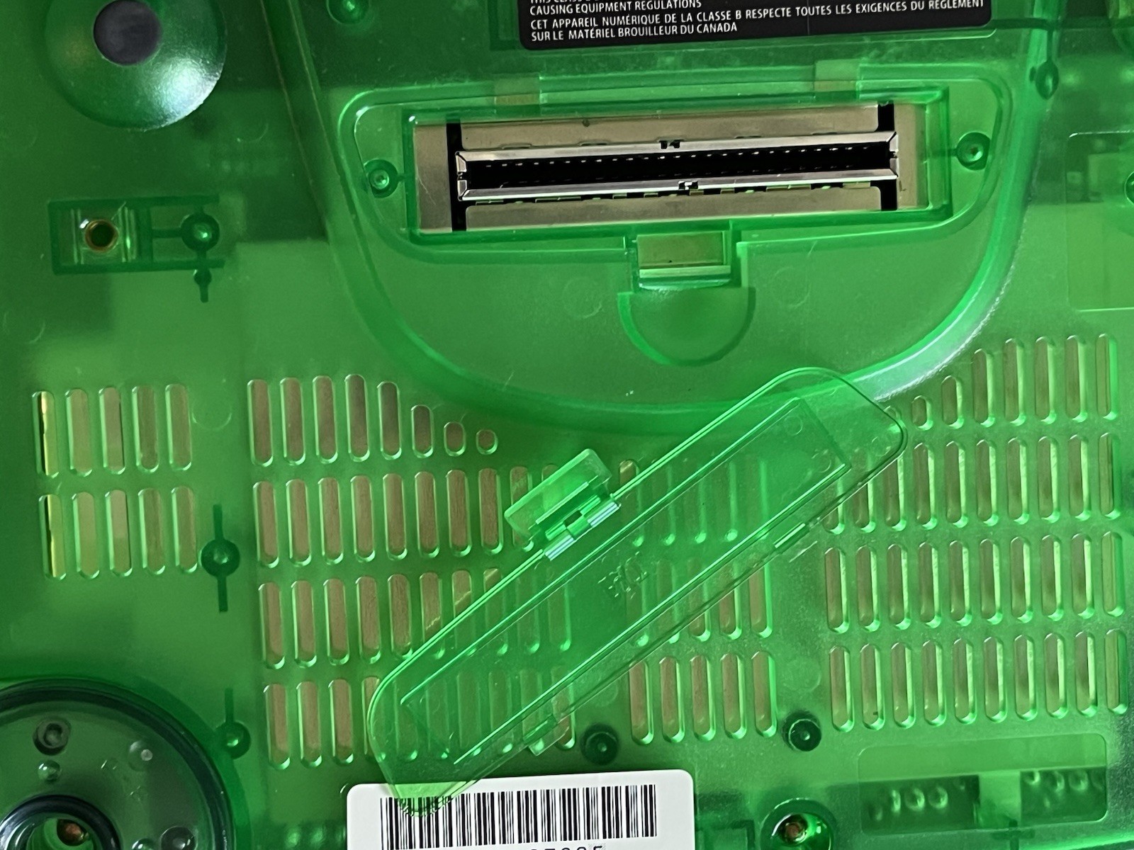Nintendo 64 Funtastic Clear Jungle Green Console Only NUS-001 Tested NICE SHAPE