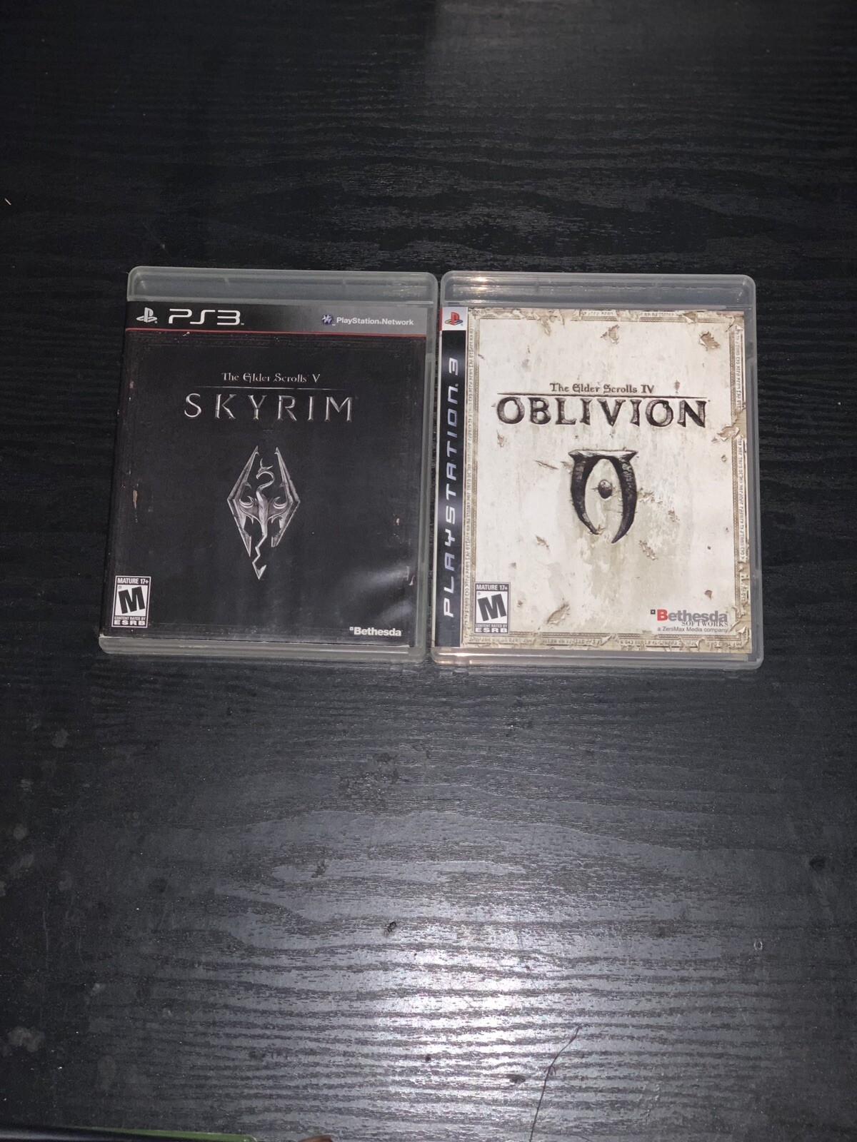 Elder Scrolls IV Oblivion + V Skyrim PlayStation 3 Both Complete PS3