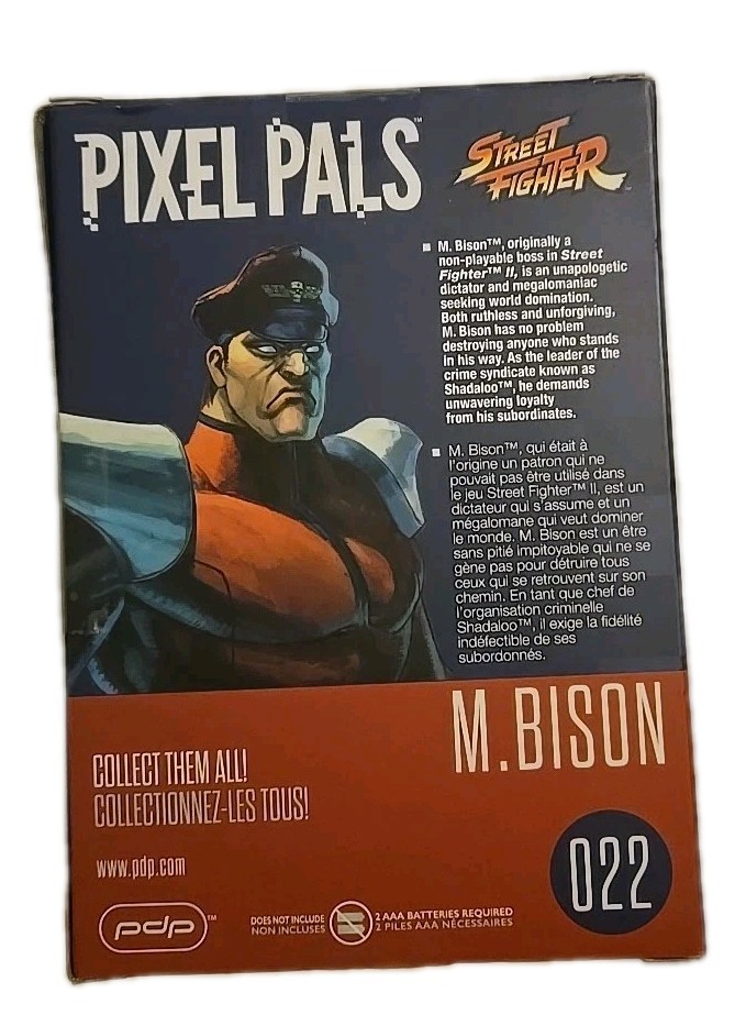 Pixel Pals Light Up Street Fighter M.Bison #22 (New)