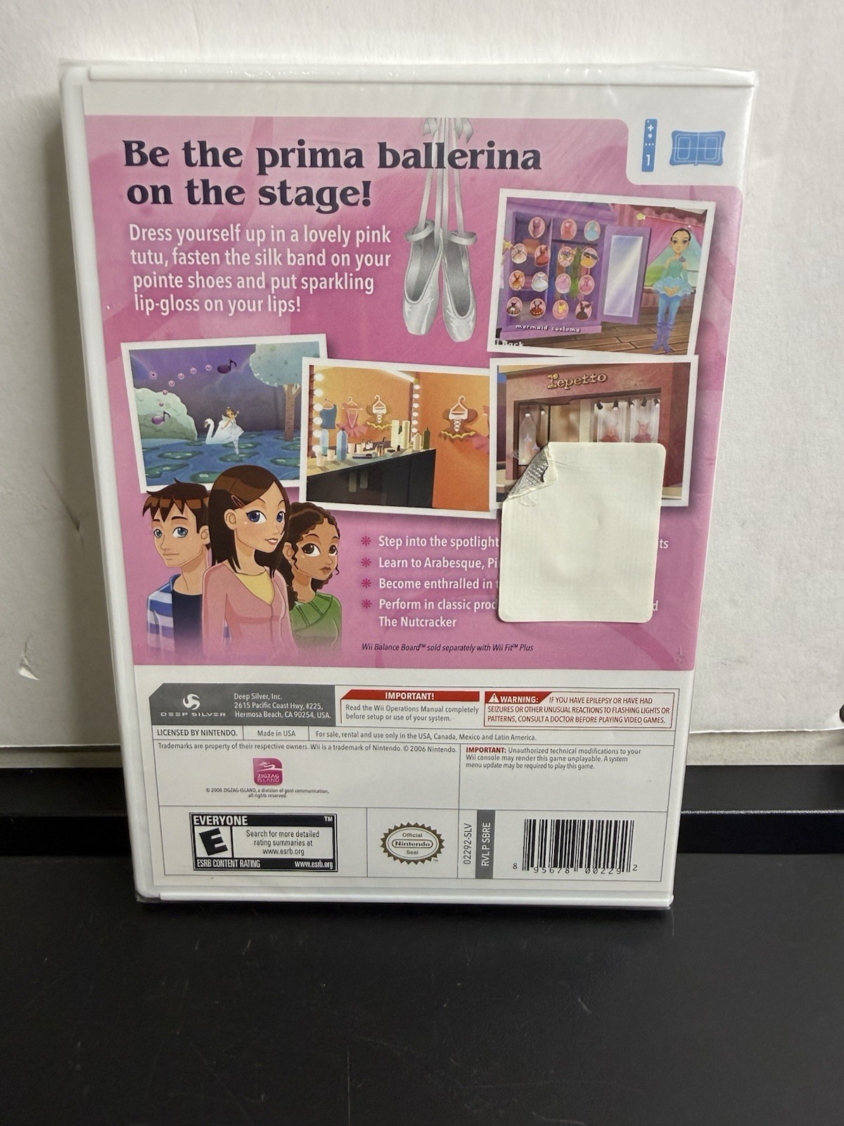 Let’s Play Ballerina (Nintendo Wii, 2010) Brand New Sealed