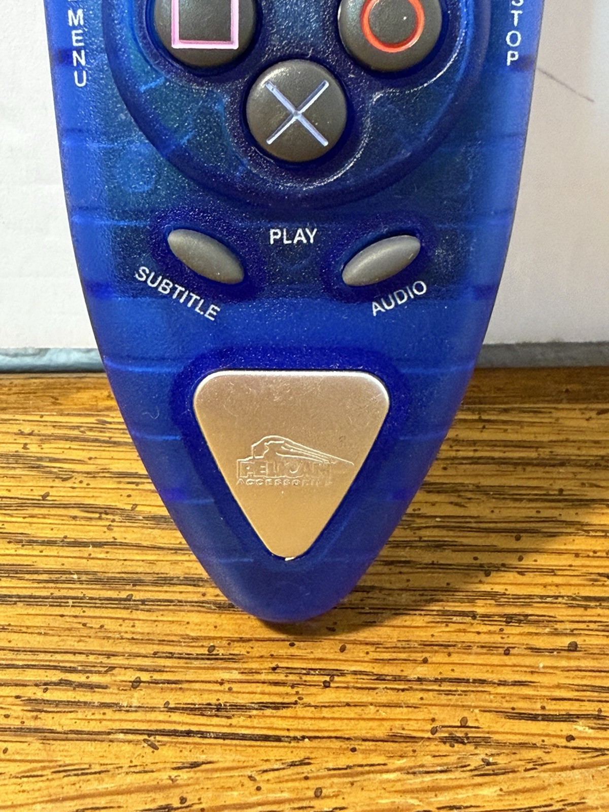 Pelican PS2 DVD Remote Control Blue Translucent PL-609 PL-607 TESTED WORKS