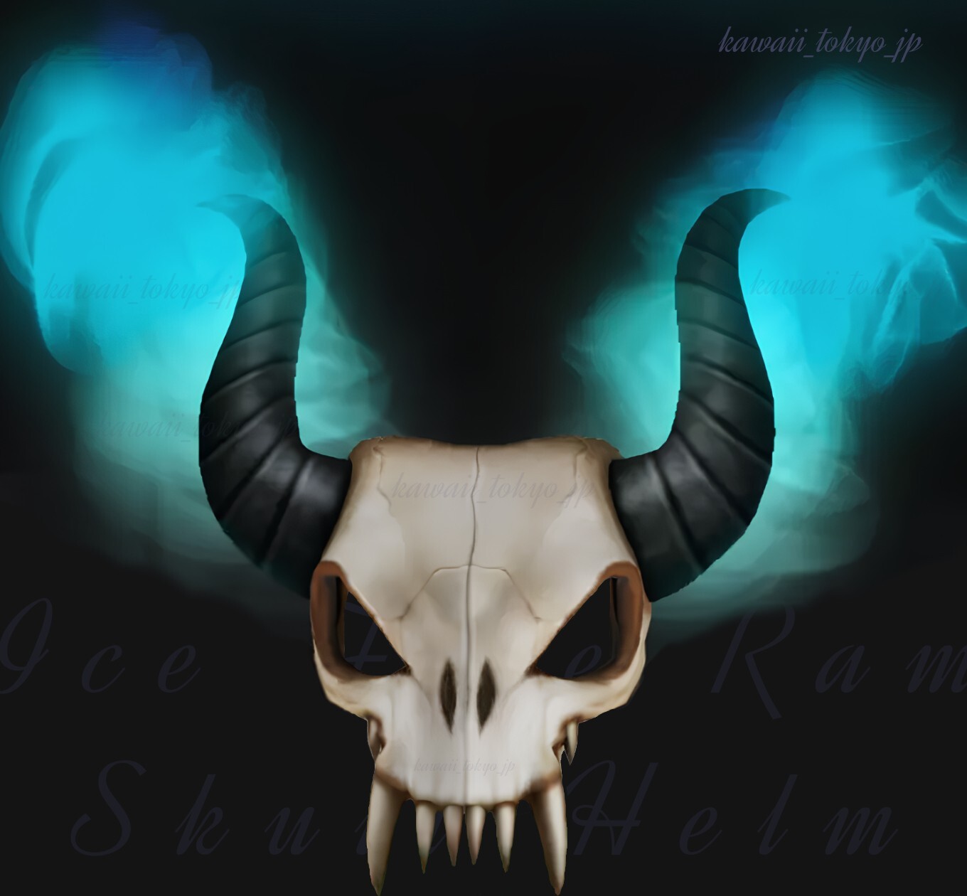 ROBLOX Ice Fire Ram Skull Helm 7-11 | Includes Robux | CODE SENT ASAP