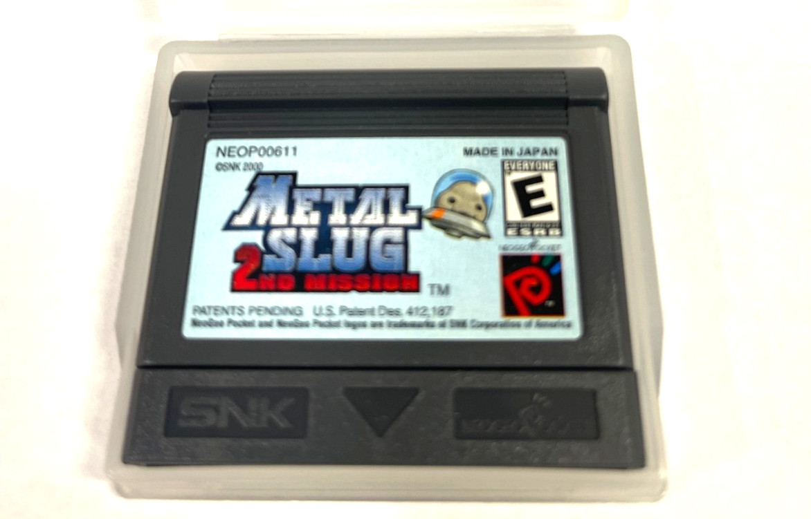 Metal Slug 2nd Mission Neo Geo Pocket Color authentic with protective case
