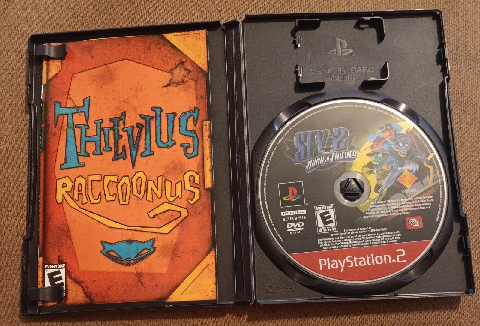 Sly Cooper Trilogy 1 2 3 PlayStation 2 PS2 Thievius Band of Thieves Honor Among