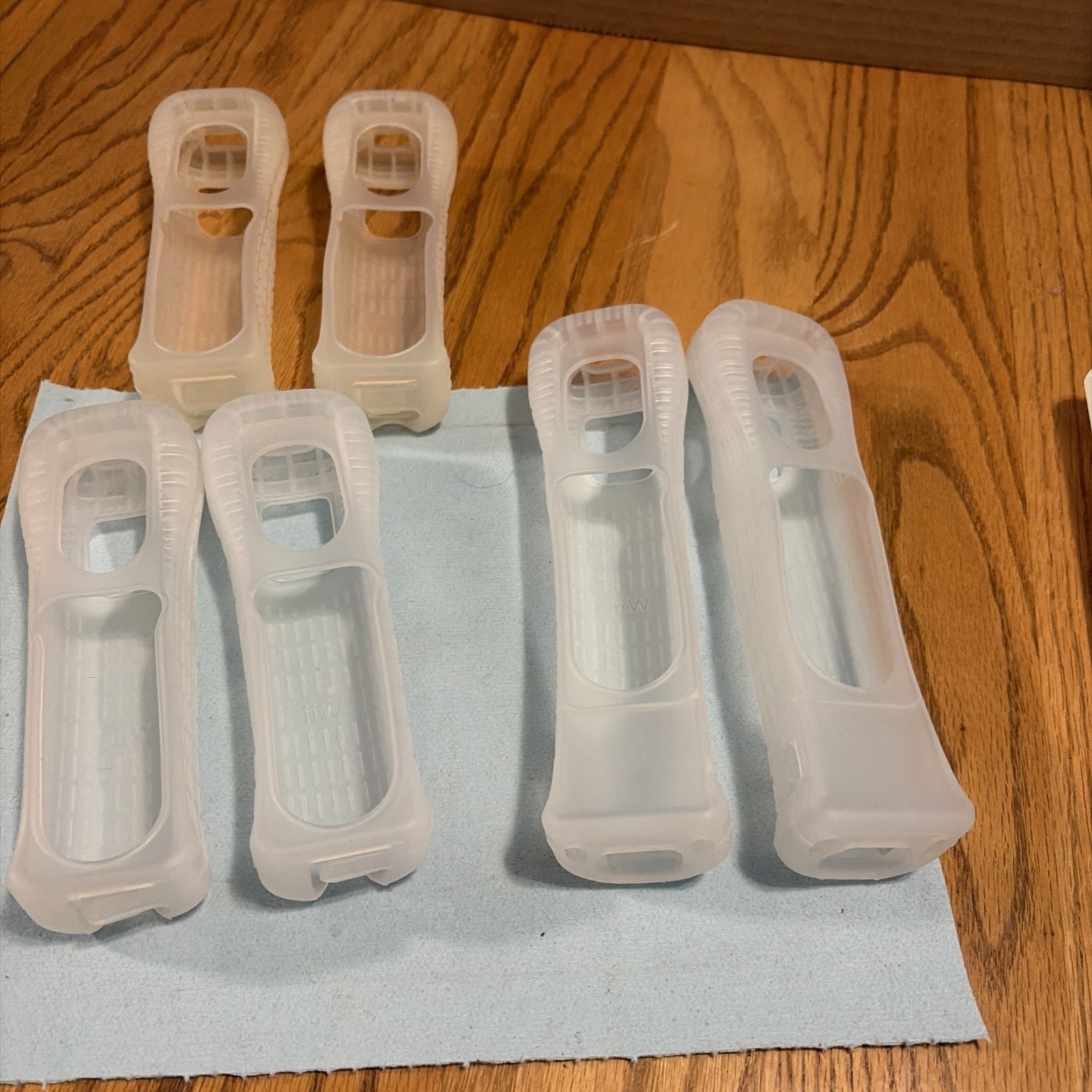 6 Official Nintendo Wii OEM Remote Rubber Silicone Gel Cover Sleeves Lot