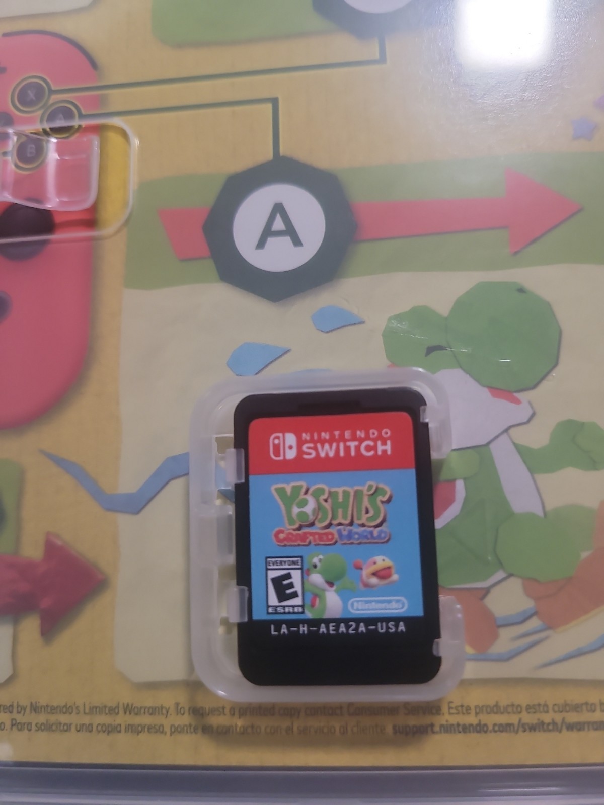 Nintendo Switch Yoshi’s Crafted World Complete Tested Working