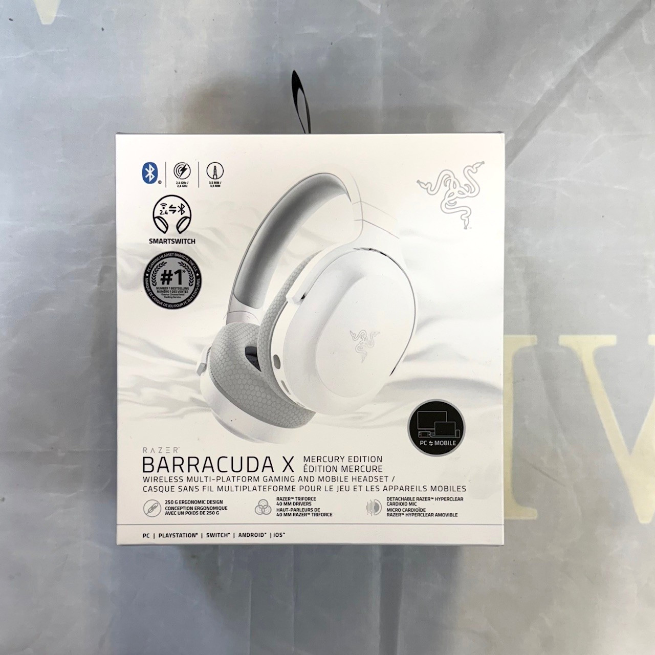 Razer Barracuda X Wireless Multi-Platform Gaming and Mobile Headset – Mercury