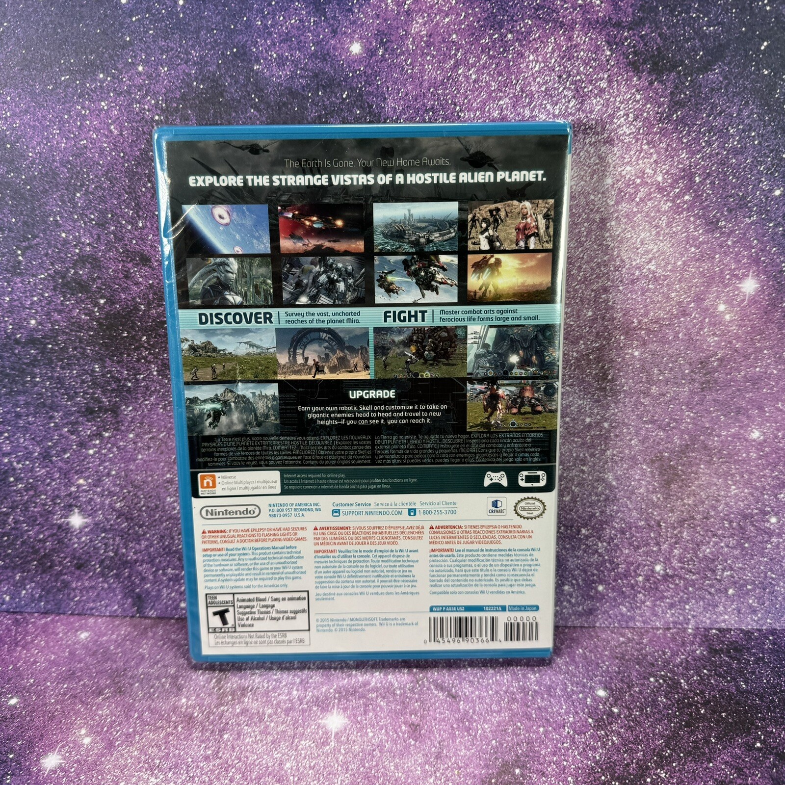 Xenoblade Chronicles X (Nintendo Wii U, 2015) NEW SEALED