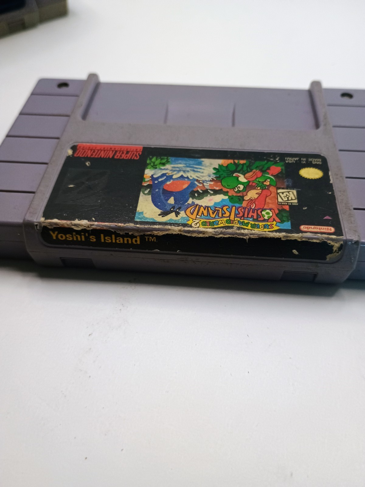 Nintendo Super Mario World 2: Yoshi’s Island for SNES Game Cartridge Authentic