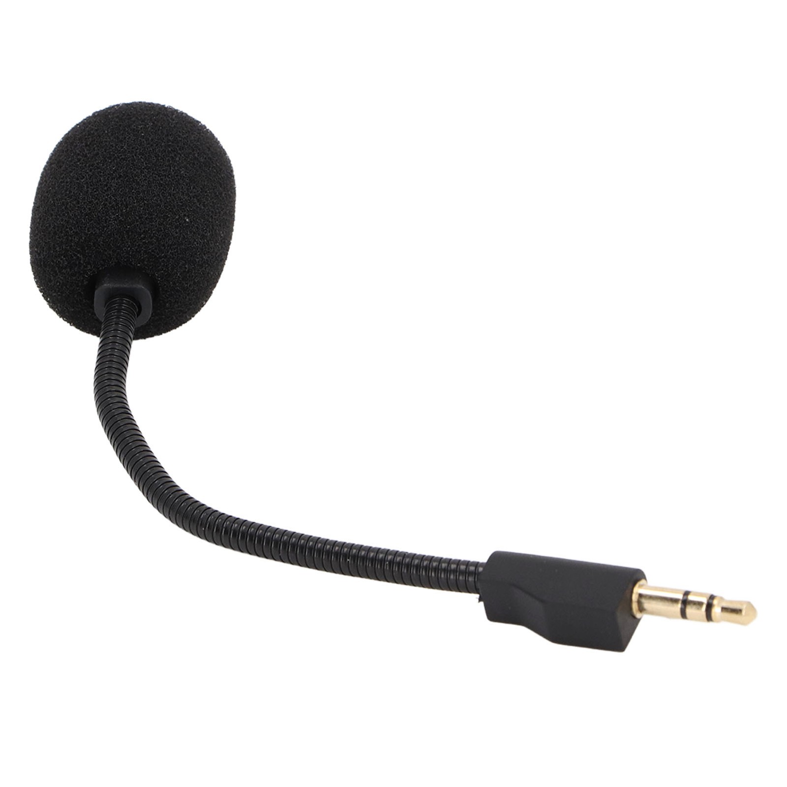 ｀Replacement Game Mic With Foam Cover 3.5mm Jack Noise Cancelling Detachable New