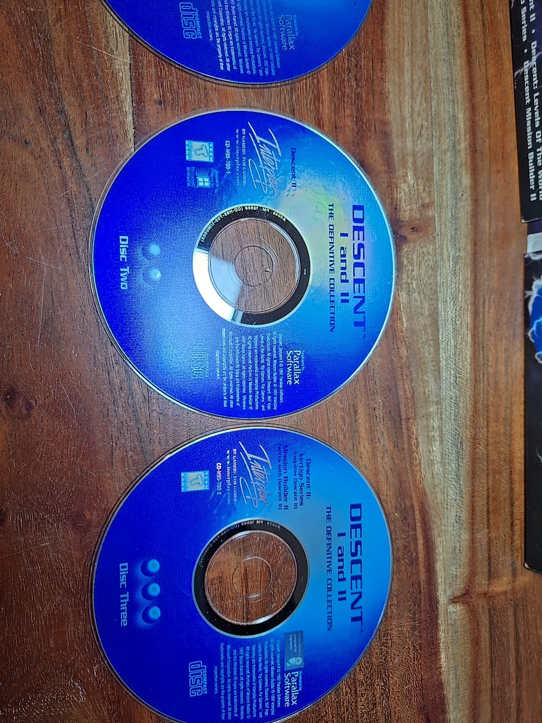 Descent I and II: The Definitive Collection PC CD-ROM wDisc Demo Descents 3