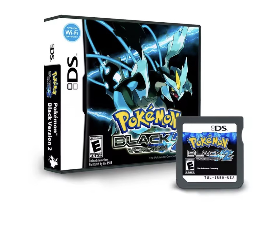Pokemon Black 2 Nintendo DS w/ Case CIB (SD CARD GAME)