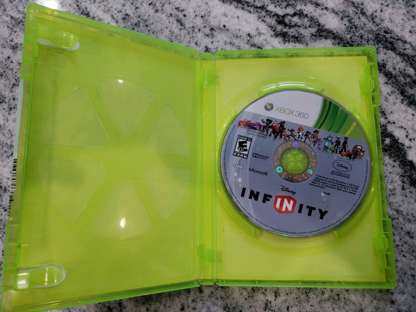 Xbox 360 Disney Infinity 1.0 Kids Game Only No Base or Figures