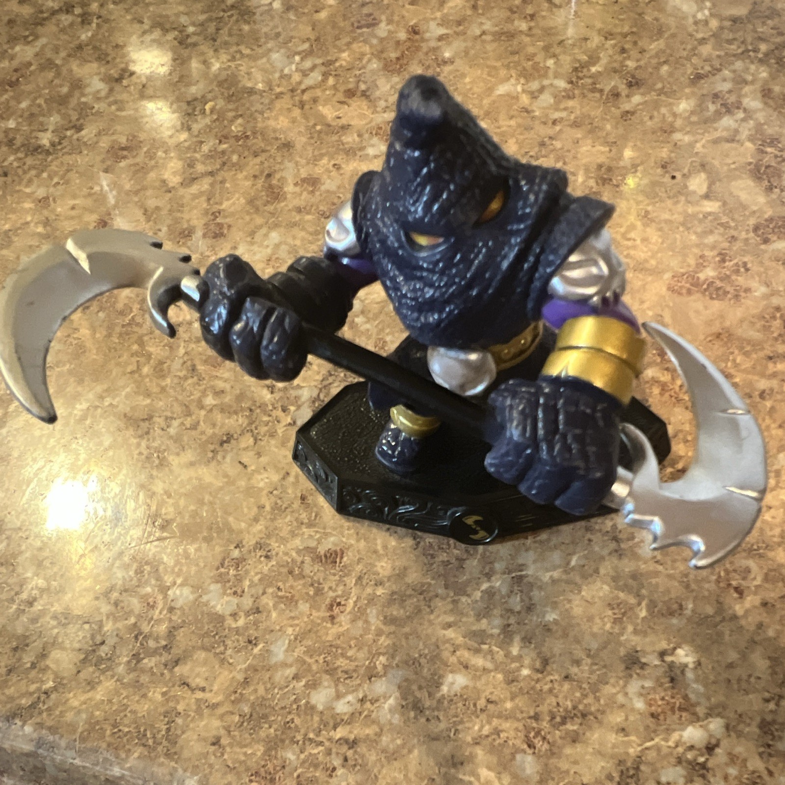 Activision Skylanders Chop Chop Character Figure on Base Black/Blue