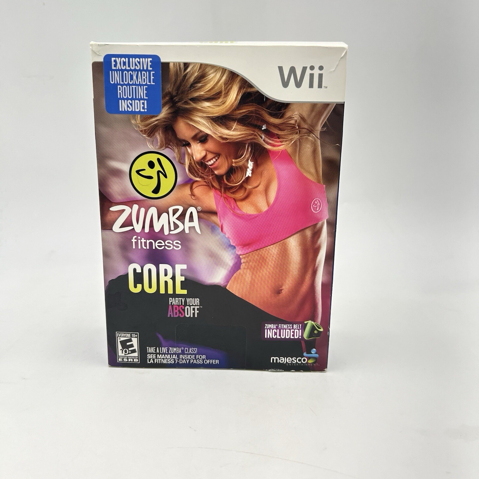 Zumba Fitness Core (Nintendo Wii, 2012) Complete W/ Manual And Fitness Belt