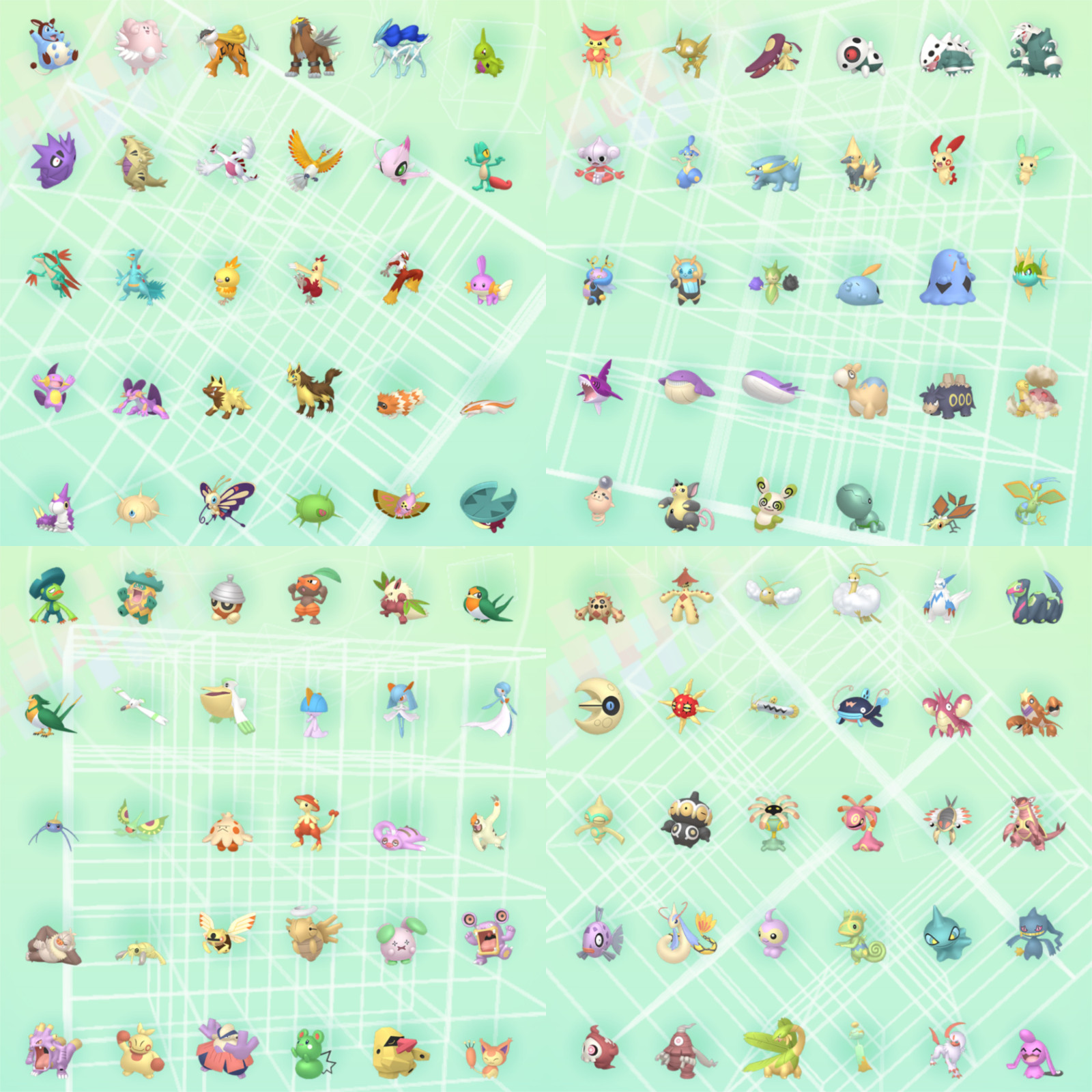 Pokemon HOME Gen 1-7 2404 Pokemon Normal + Shiny + Living Dex Event Complete