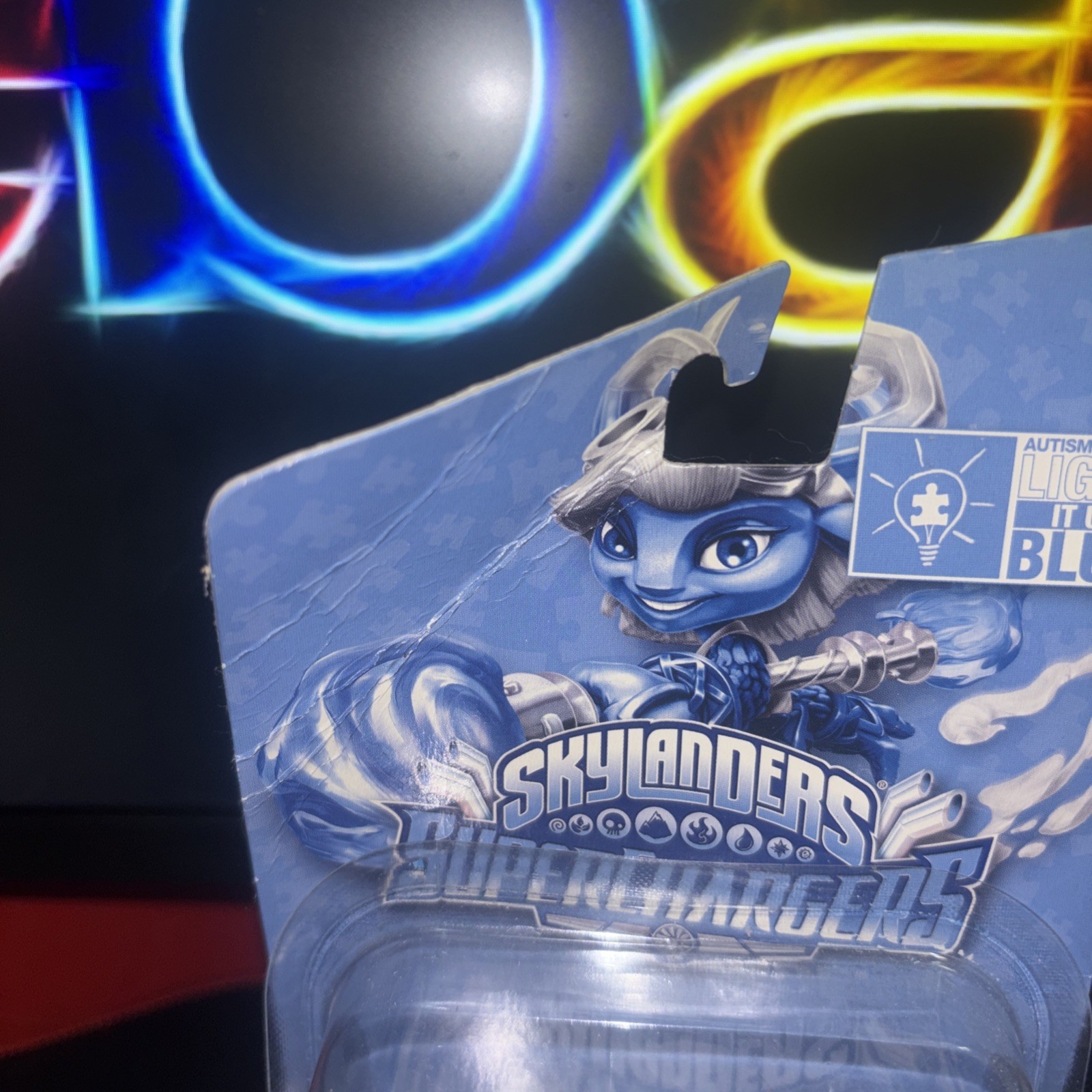 Power Blue Splat – Skylanders Superchargers *Damaged Box*