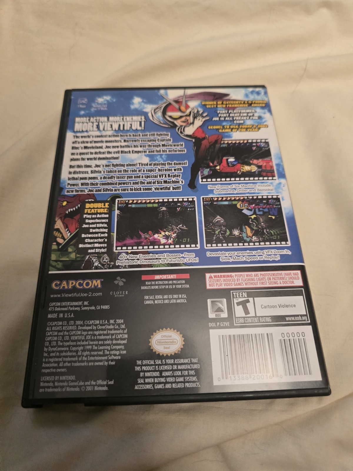 Viewtiful Joe 2 [Game + Case, No Manual, Tested: Working]