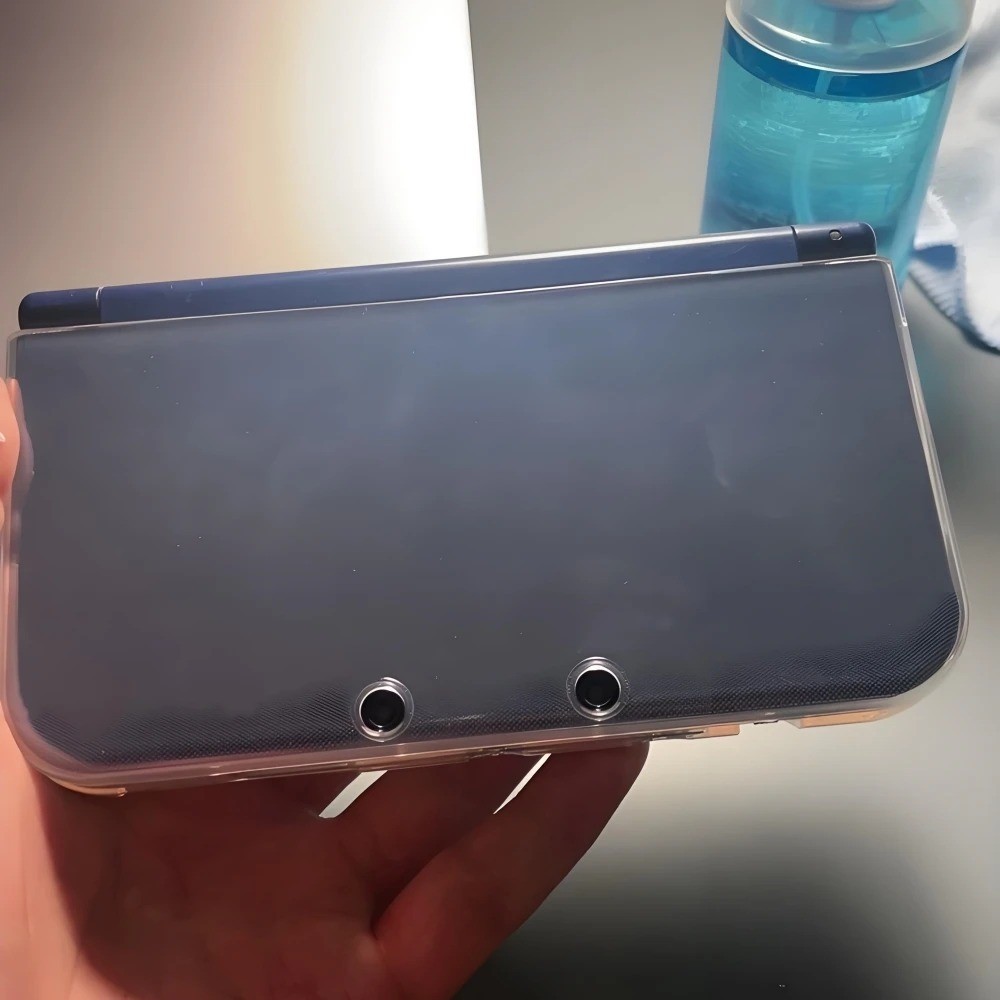 Transparent Protective Case for NEW 3DS XL / LL TPU Soft Cover Clear Black White