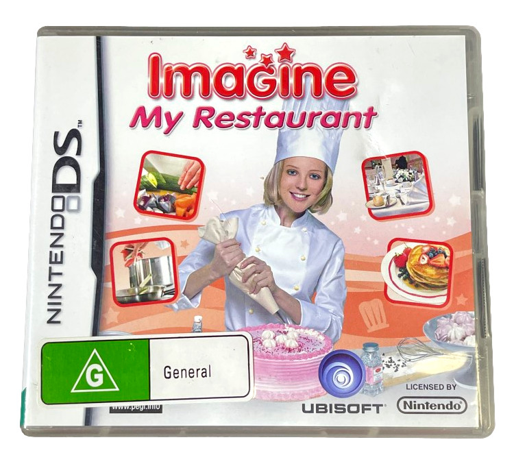 Imagine: My Restaurant Nintendo DS 2DS 3DS Game *Complete*