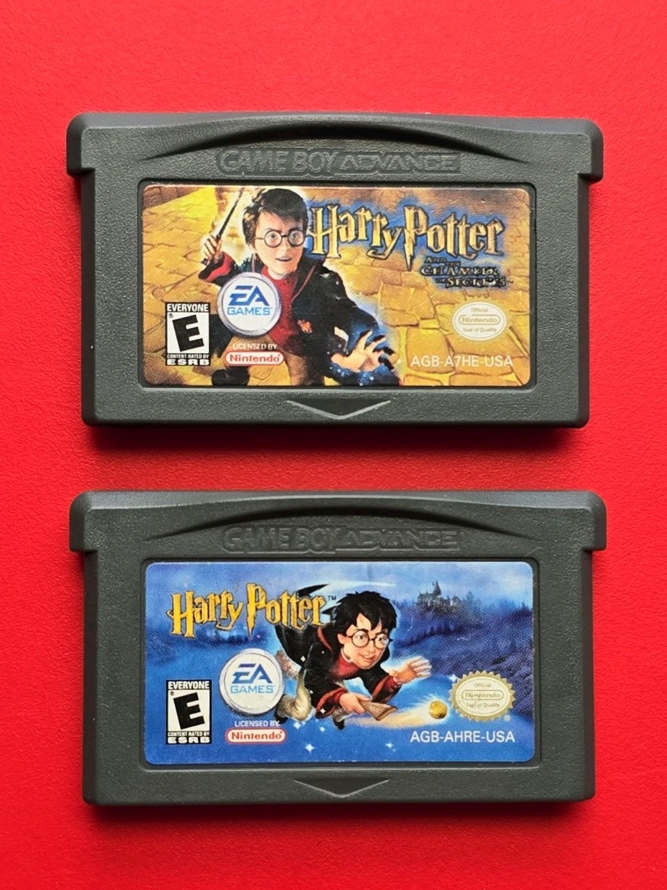 Harry Potter Sorcerer’s Stone & Chamber of Secret Game Boy Advance OEM & Saves