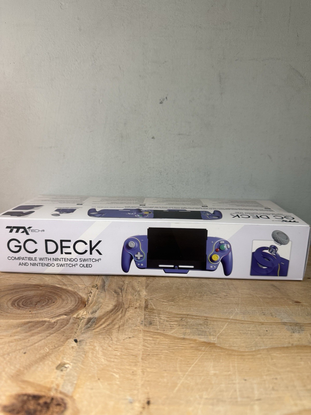 TTA Tech GC DECK Controller Swappable Thumbsticks Purple for Switch