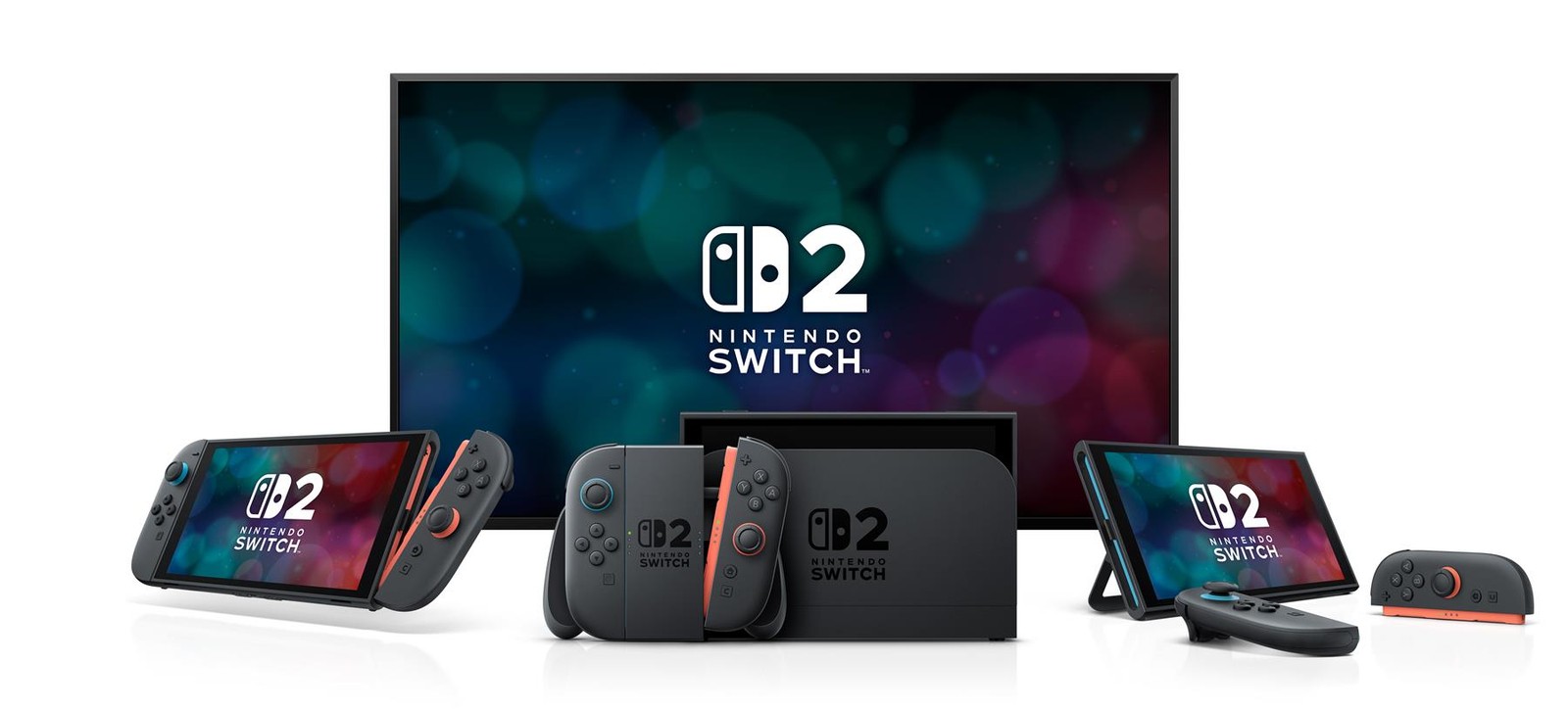 Nintendo Switch 2 Gaming Console – Red/Blue Joy-Con Very Good Condition