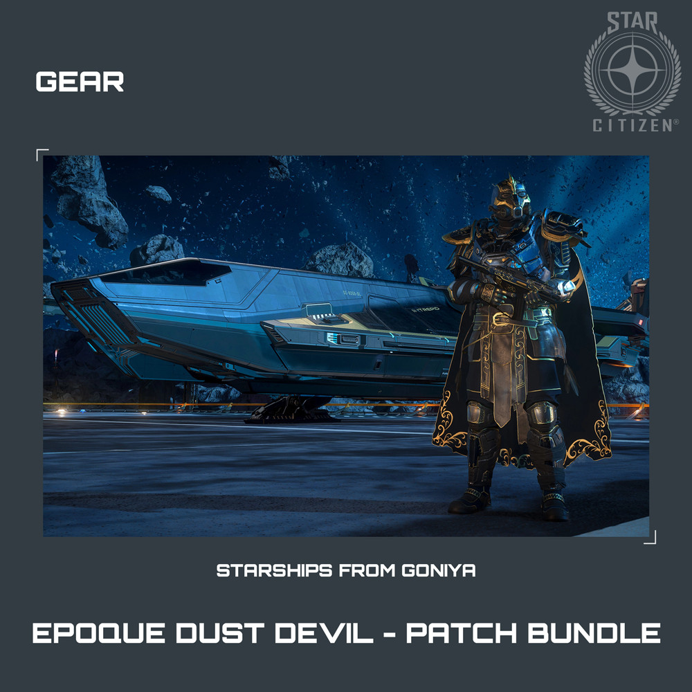 STAR CITIZEN – GEAR – EPOQUE DUST DEVIL – PATCH BUNDLE (LIMITED ITEM)