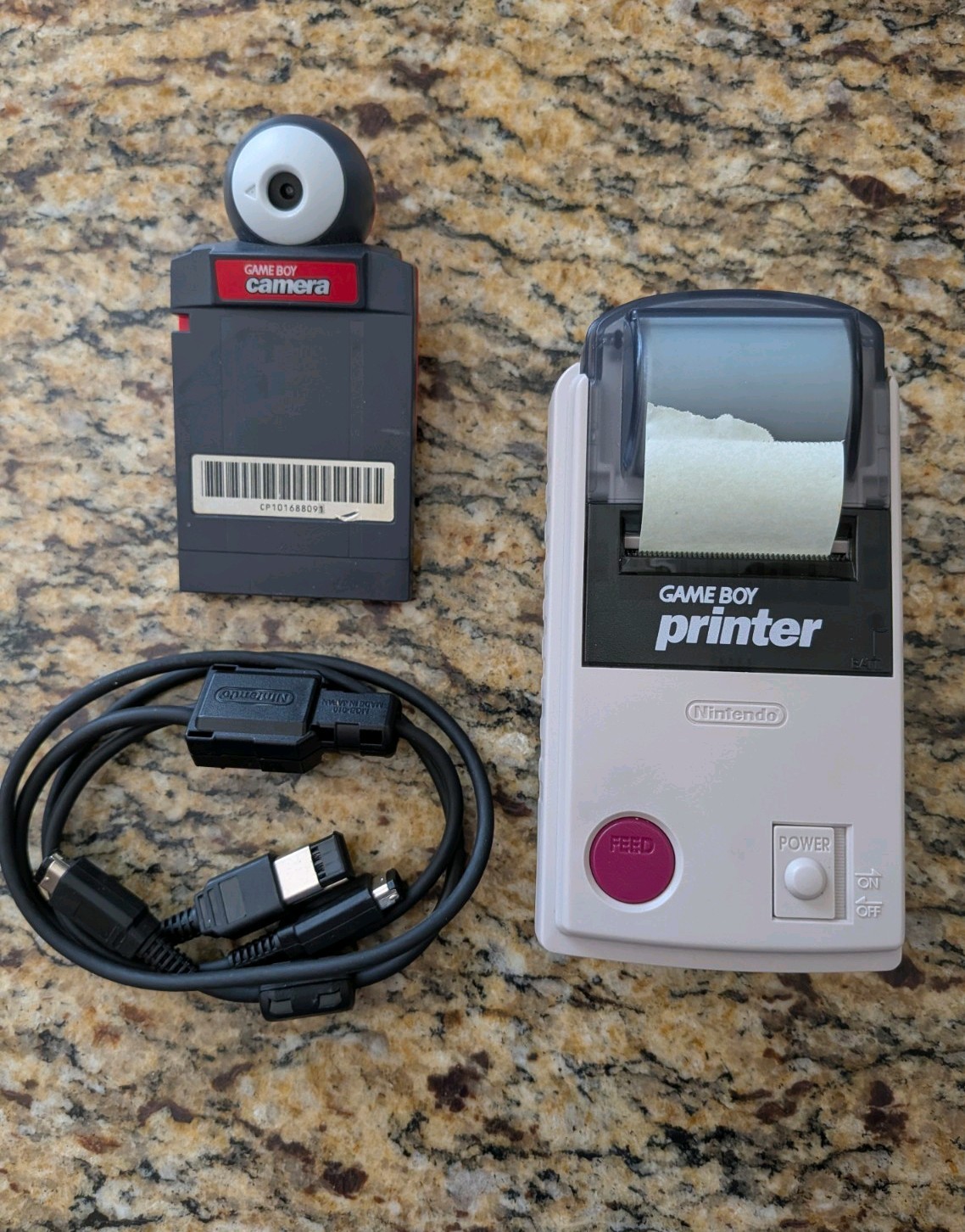 Gameboy Printer and Red Camera, Including cable *READ DESCRIPTION*