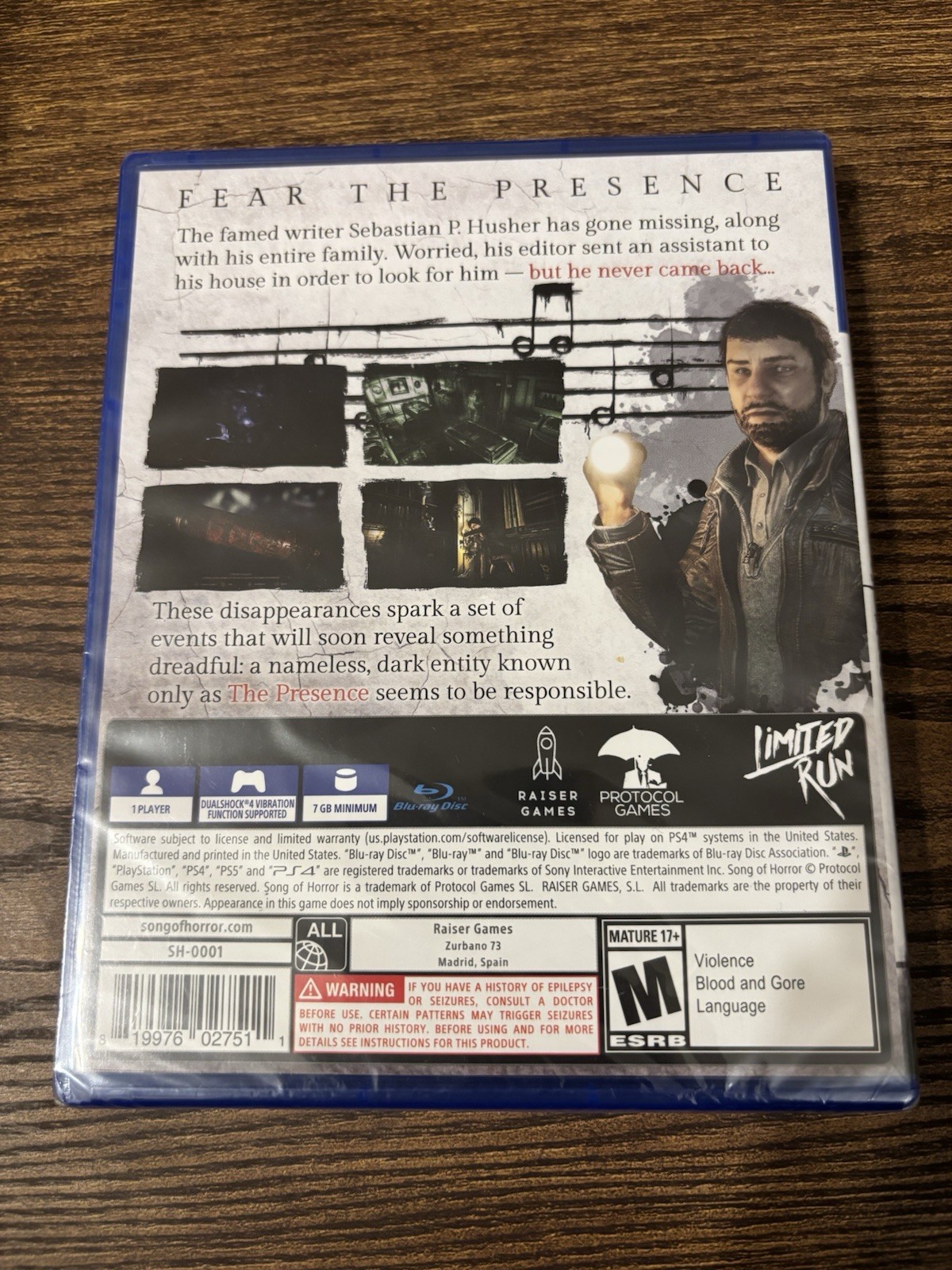 Song of Horror (PlayStation 4 PS4) New🔥No Tears!