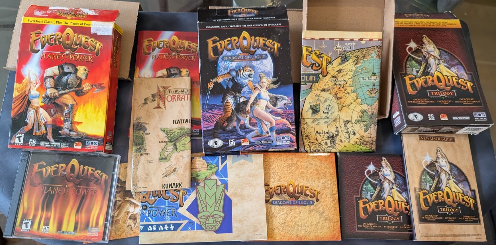 EverQuest CIB Game Collection (Trilogy, Shadows of Luclin, Planes of Power)