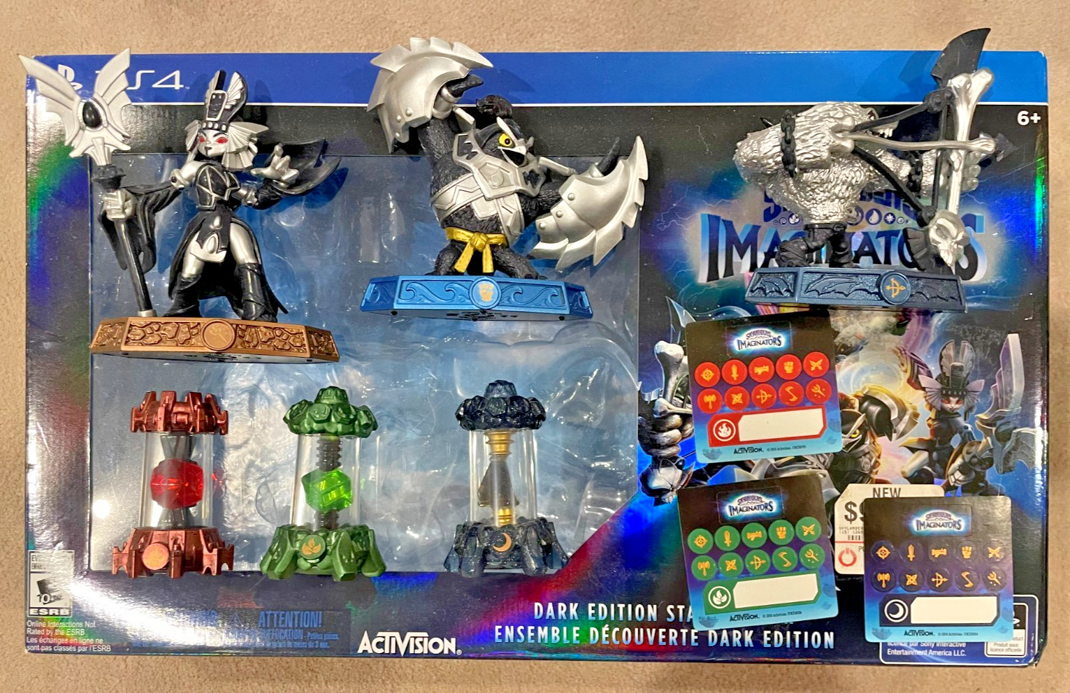 Skylanders Dark Edition PS4 Super Chargers Starter Pack, NO GAME