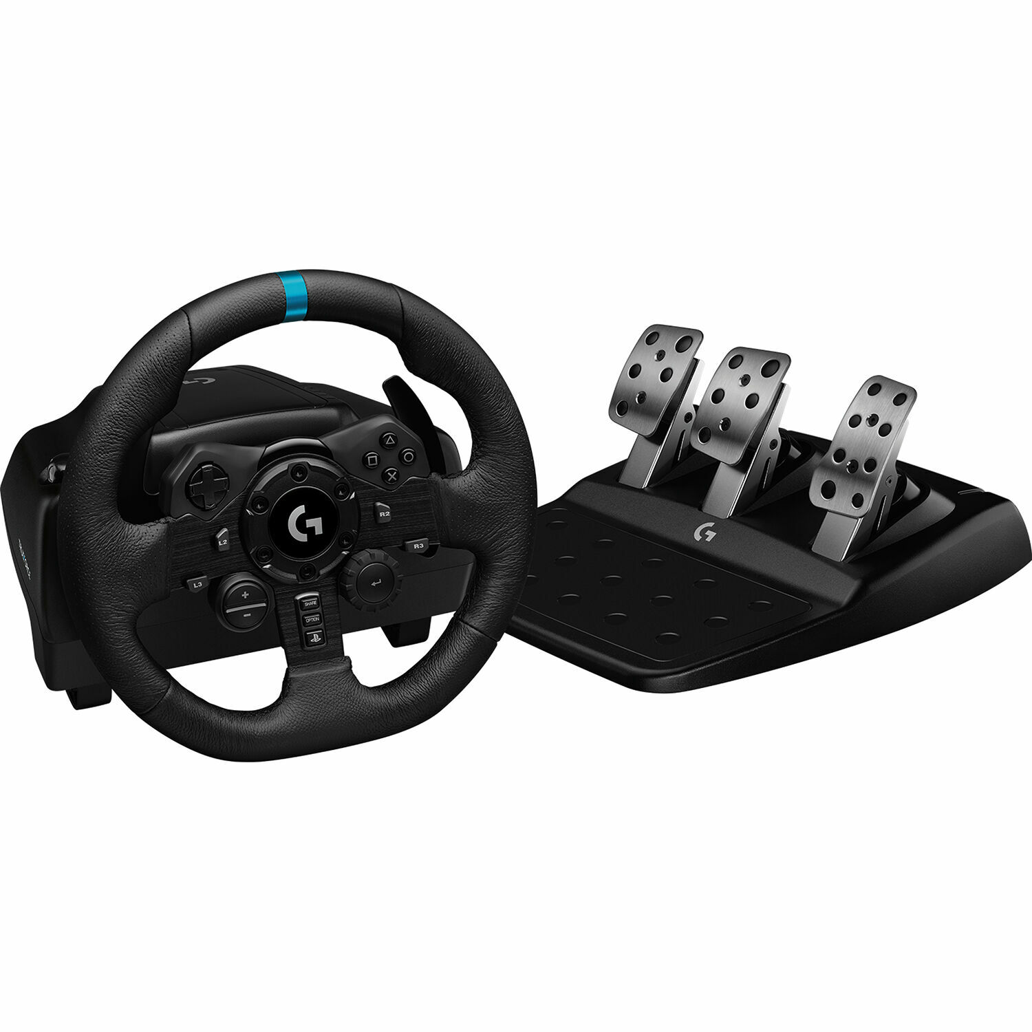 Logitech G923 Racing Wheel & Pedals for PC PS4 & PS5 Featuring TRUEFORCE