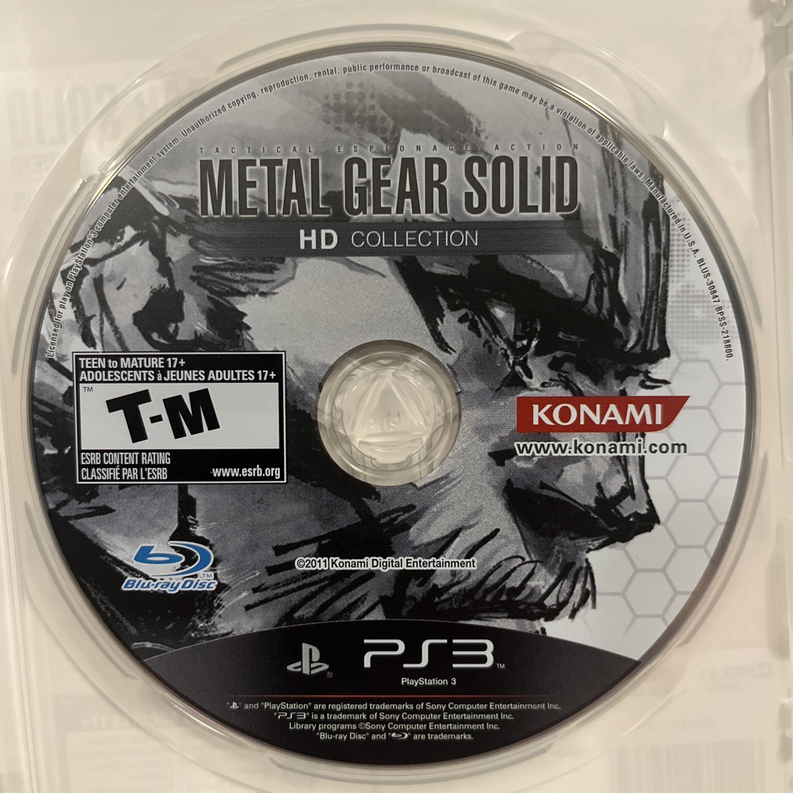 Metal Gear Solid HD Collection (Sony PlayStation 3, 2011) CIB Tested