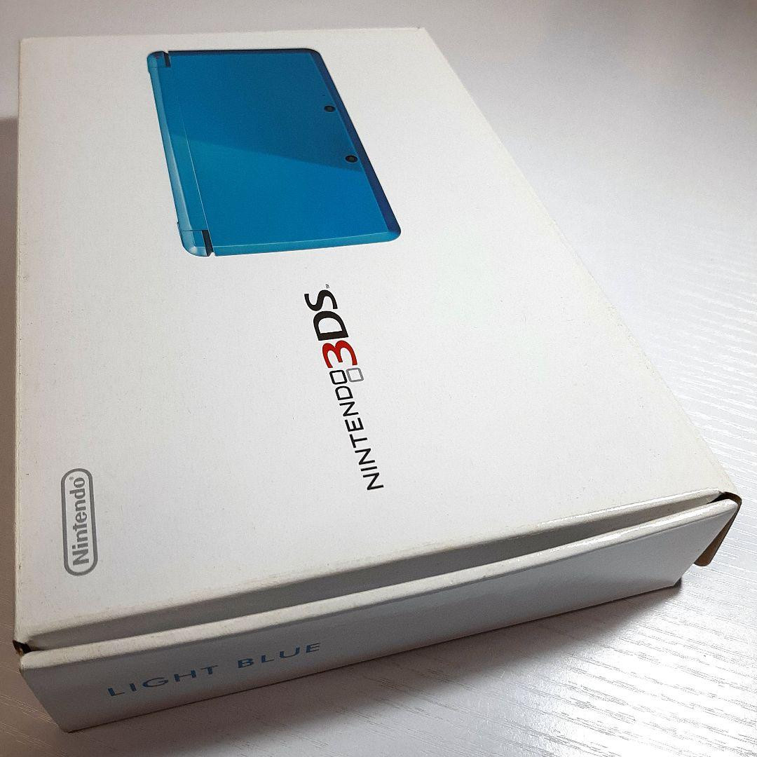 Nintendo 3DS Light Blue Console Box Charger Japan Version