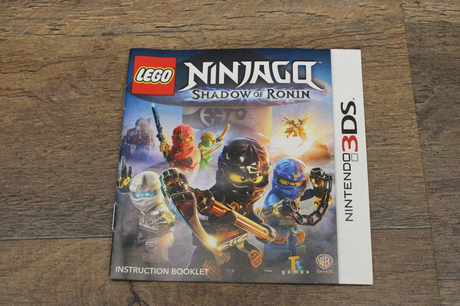 Nintendo 3DS Lego Ninjago Shadow of Ronin Tested & Working Complete With Manual