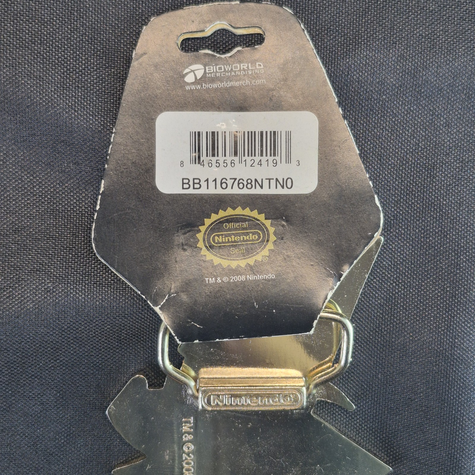 NEW The Lengend of Zelda Twilight Princess Triforce Belt Buckle 2008 – Nintendo