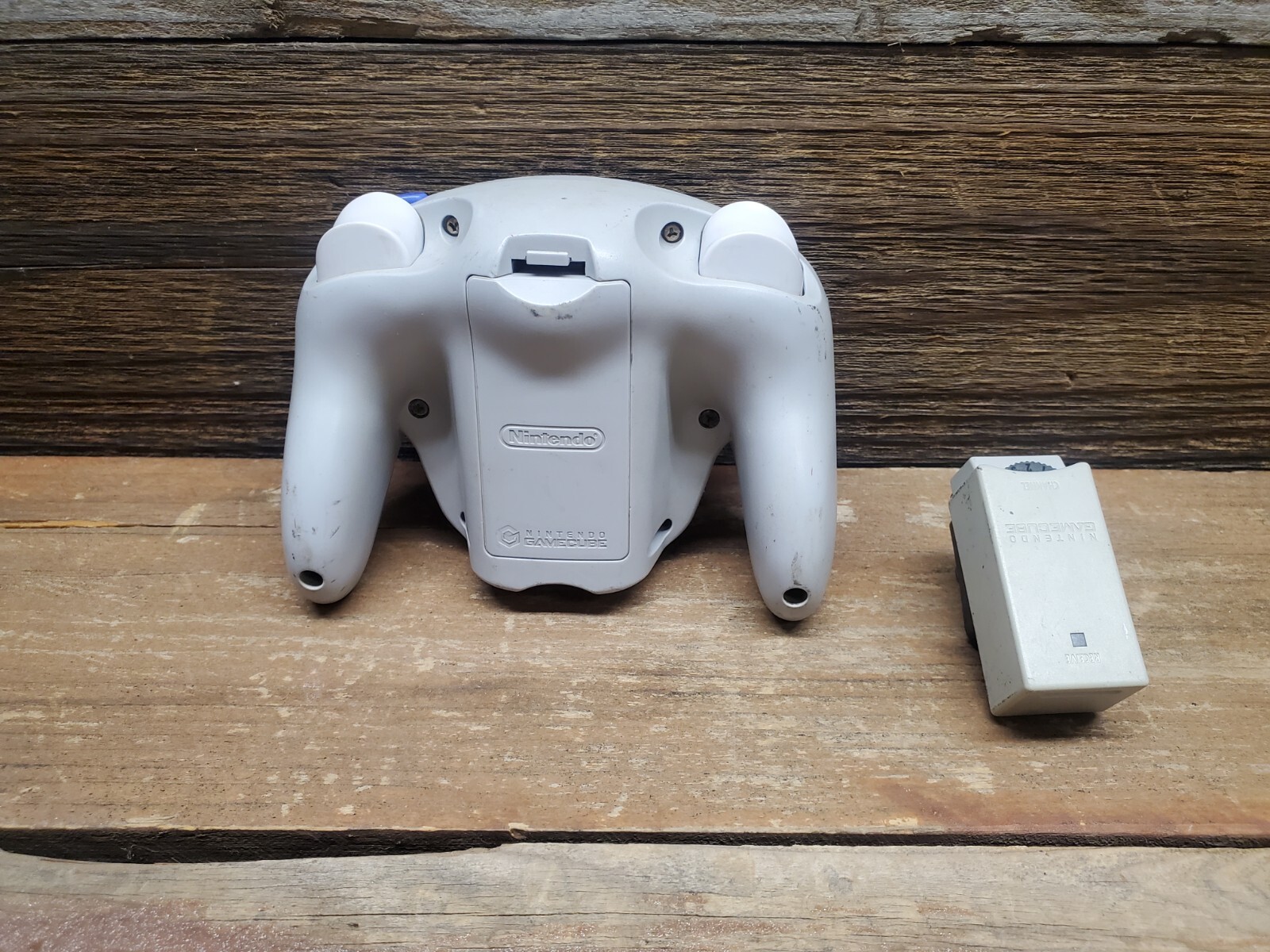 Genuine Nintendo GameCube Wavebird Wireless Controller W/ Receiver Dongle (A)